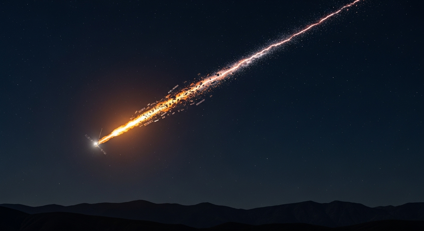 Chaque jour, 1 à 2 satellites Starlink tombent du ciel : les scientifiques tirent la sonnette d’alarme