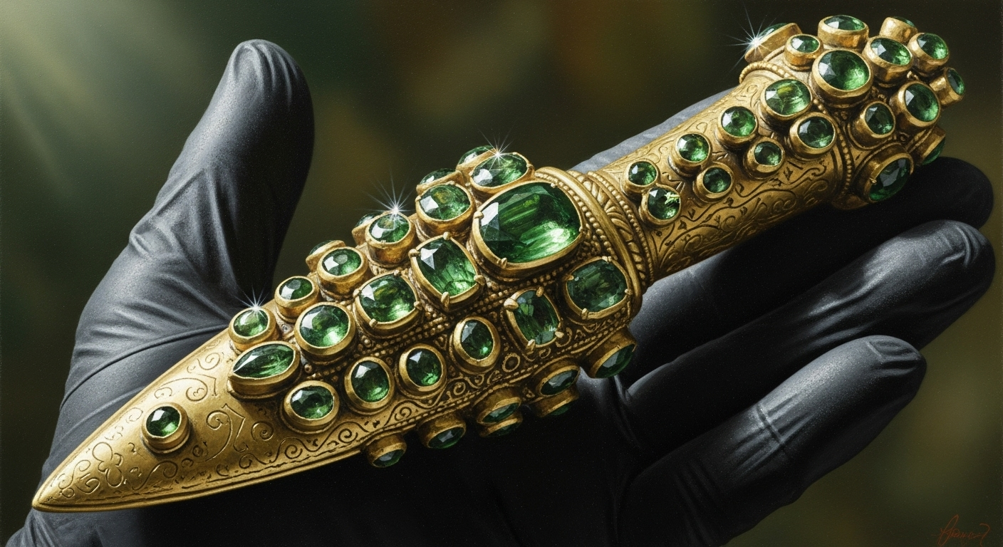 Un trésor scintillant sorti de terre