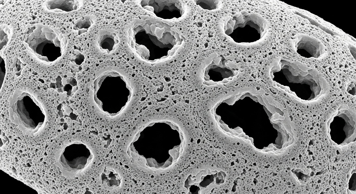 Le premier front : l'os du crâne, rongé en silence