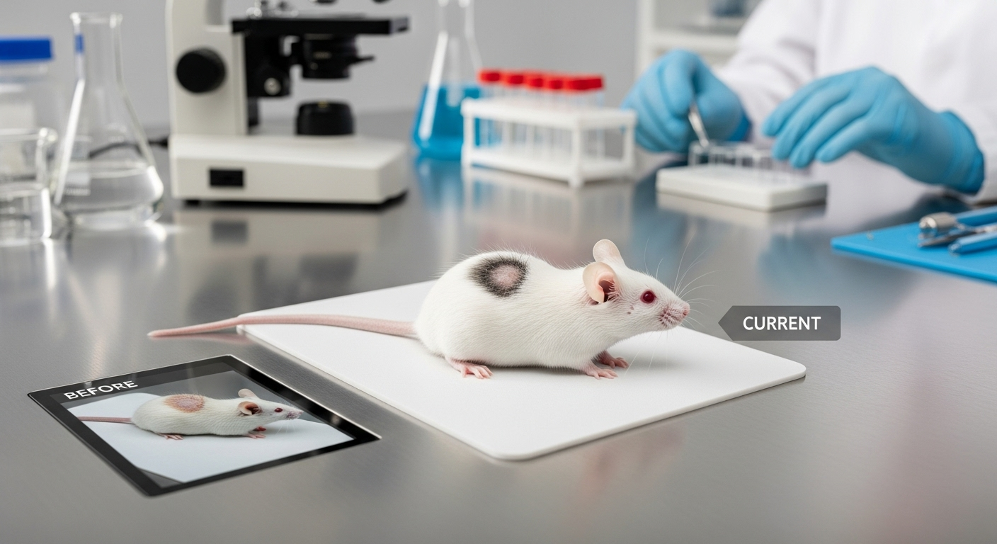 Des résultats spectaculaires... sur les souris