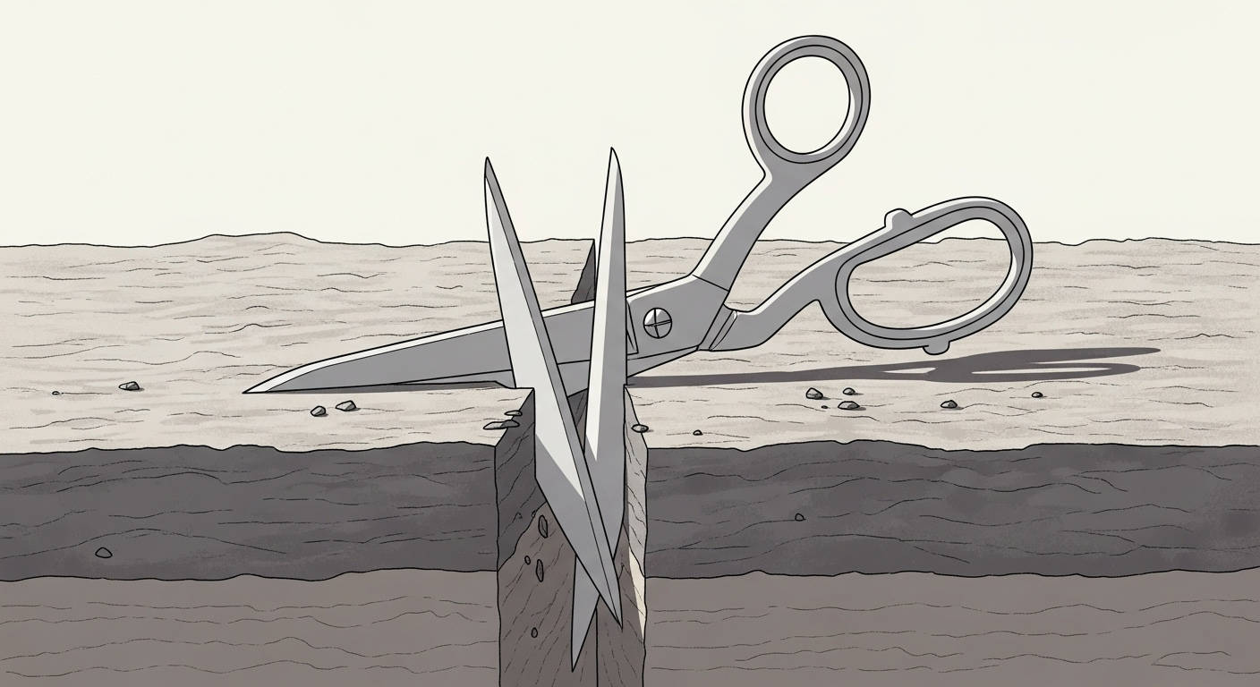 Le rôle des 'ciseaux' géologiques