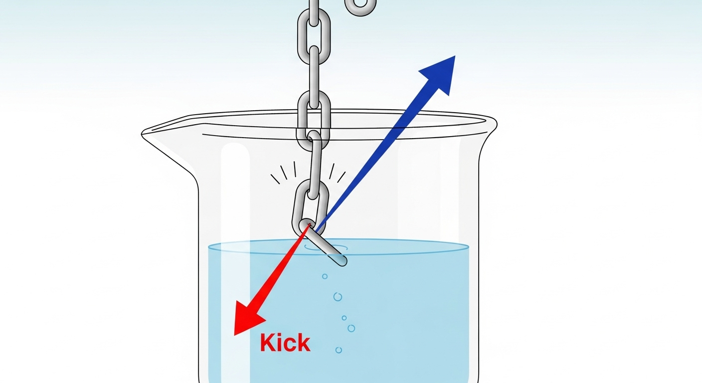 Le mystère de la chaîne qui lévite