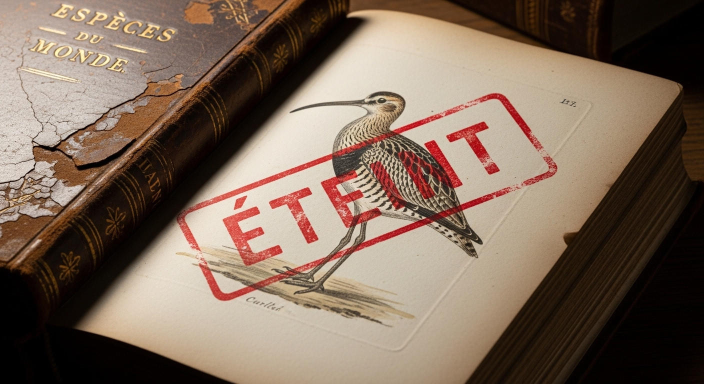 Un adieu silencieux : Le Courlis à bec grêle, oiseau migrateur, officiellement déclaré éteint