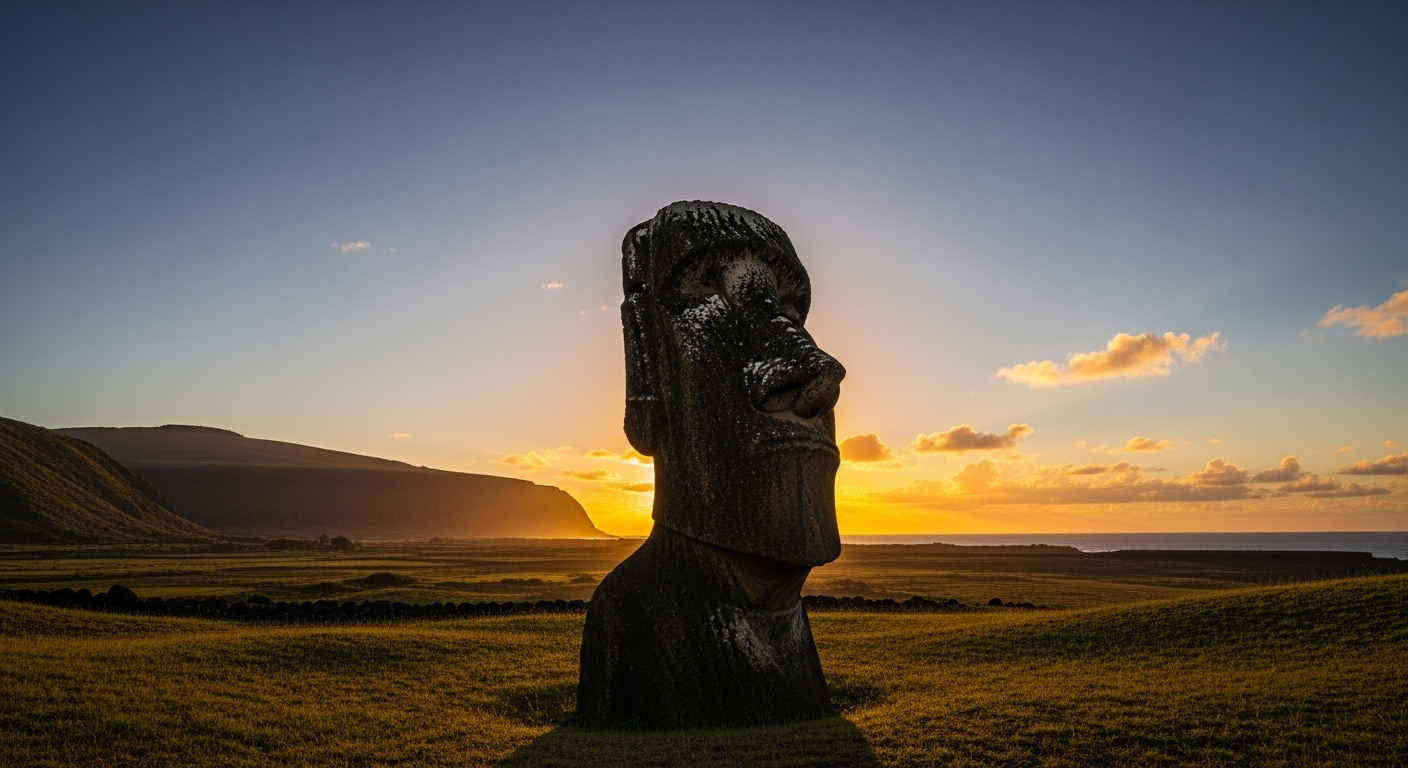 Le secret des géants de l&#039;Île de Pâques : Ils ont &quot;marché&quot; jusqu&#039;à nous !