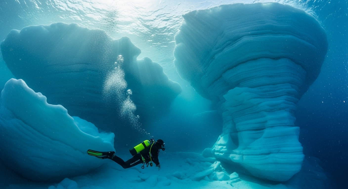 Un iceberg géant révèle un secret en Antarctique : des milliers de nids de poissons inattendus