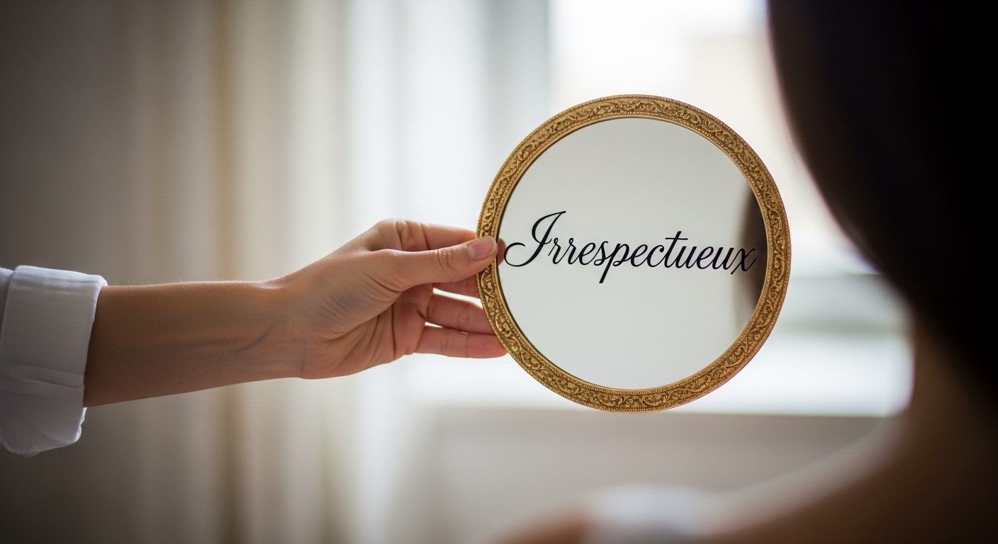 6. « J'ai trouvé cela irrespectueux. »