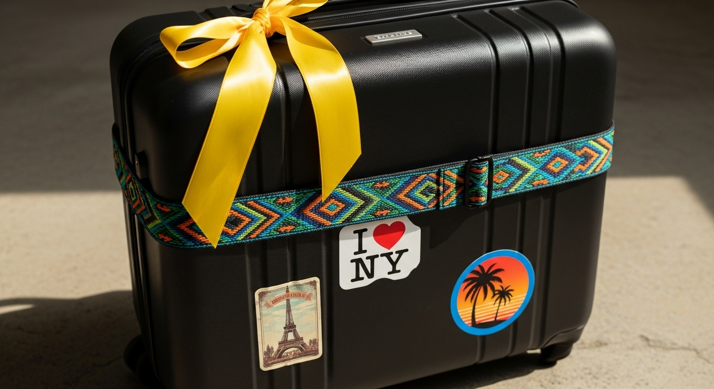 Pas besoin de jeter votre valise noire ! Les astuces pour la personnaliser
