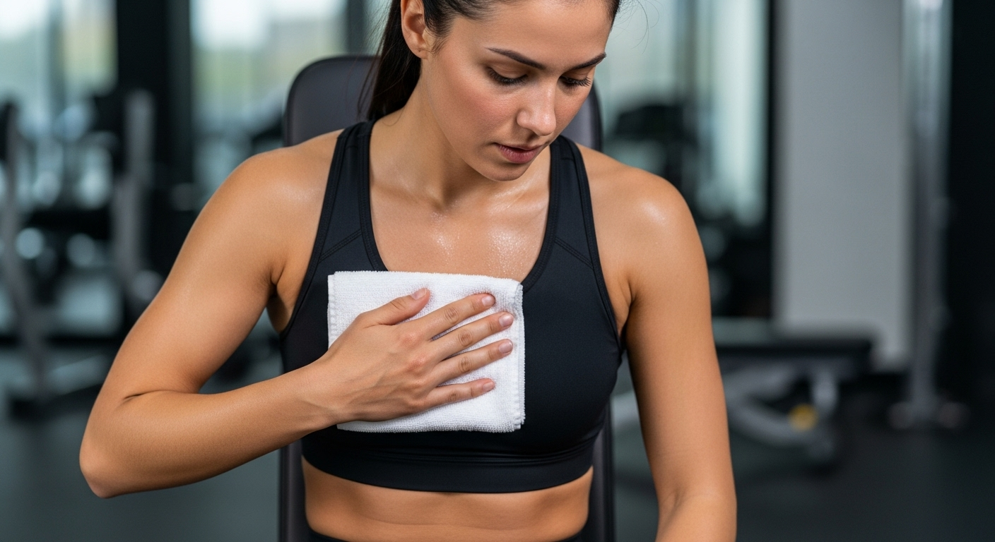 Cause 6 : Une réaction à la transpiration