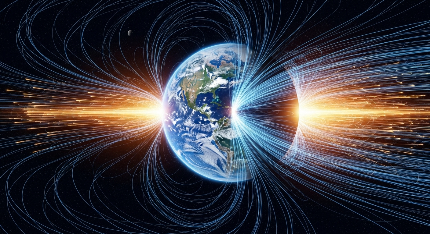 Quelque chose d&#039;étrange arrive au champ magnétique de la Terre