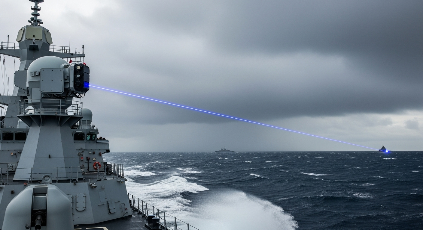 L&#039;OTAN teste des communications laser &#039;indétectables et impossibles à brouiller&#039; en mer, et ça a marché
