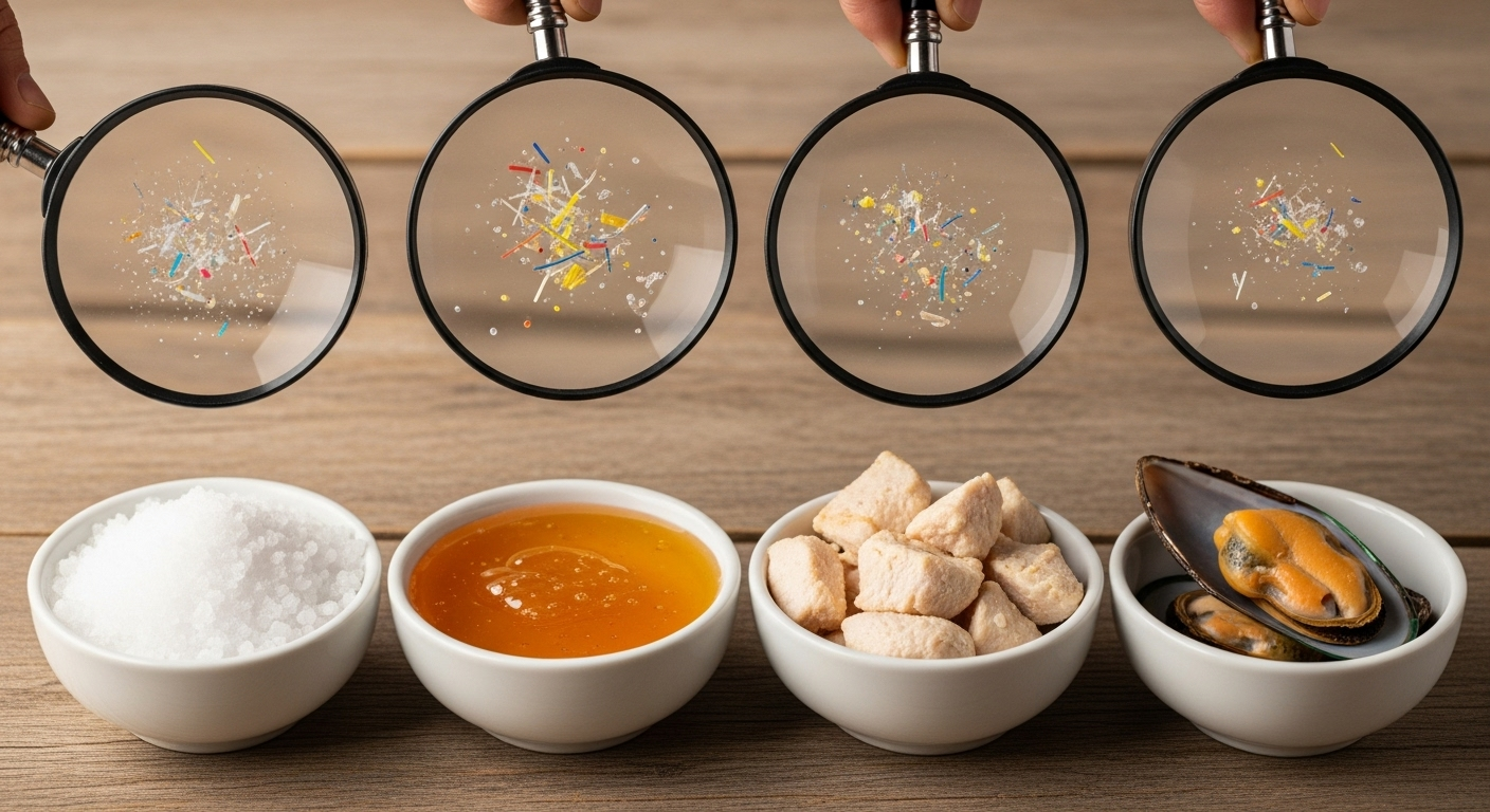 La réalité : d'autres aliments sont tout aussi contaminés