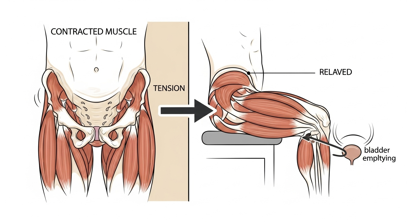 Le secret, c'est la relaxation des muscles