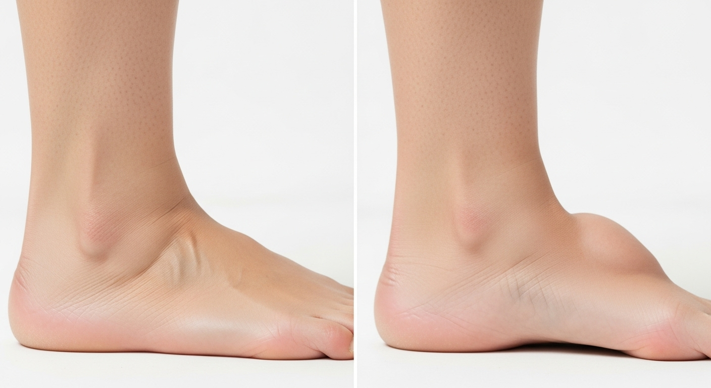 8. Un gonflement nouveau à la cheville ou à la jambe