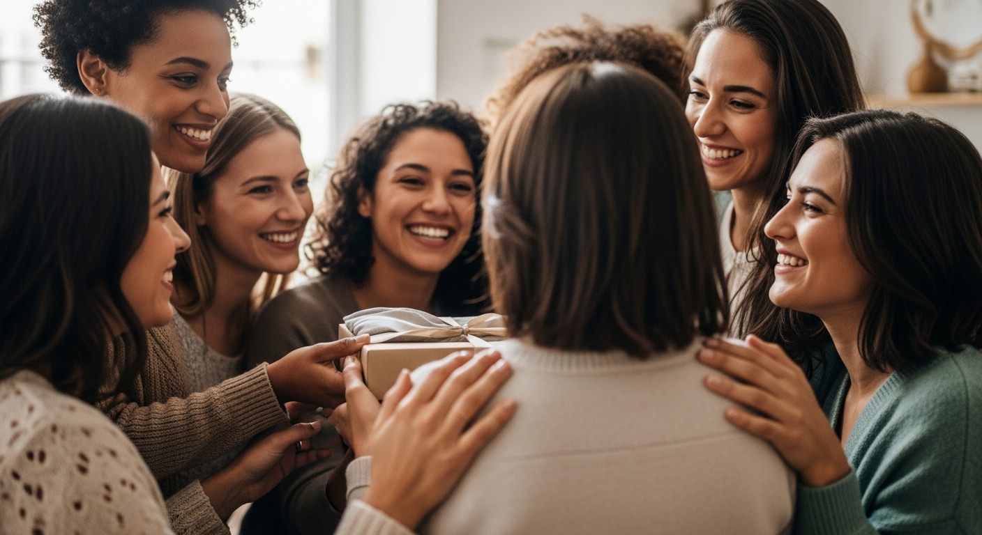 La solidarité de ses amies d'enfance