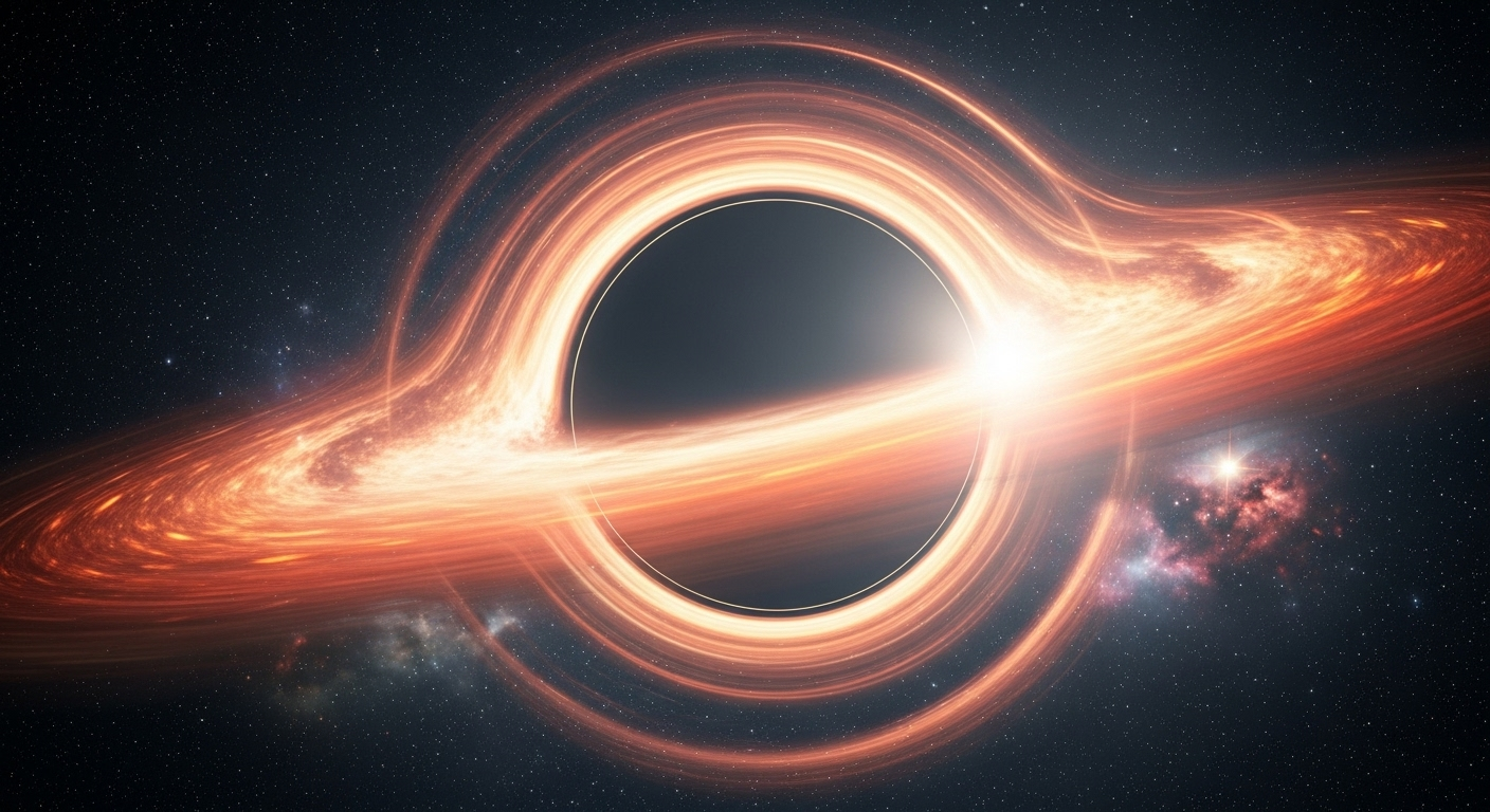 Une image révolutionnaire montre pour la première fois deux trous noirs en orbite l&#039;un autour de l&#039;autre