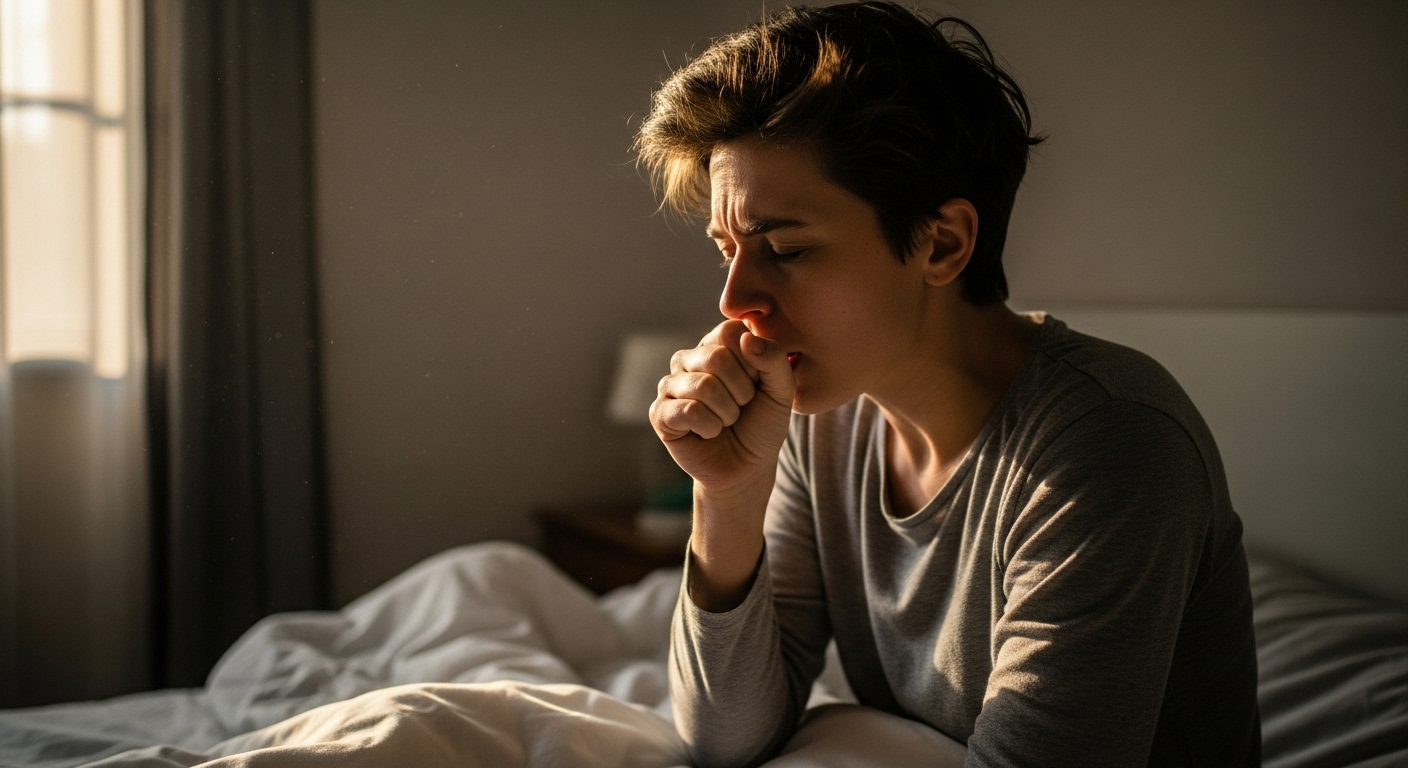 Symptôme 1 : Une toux persistante au réveil