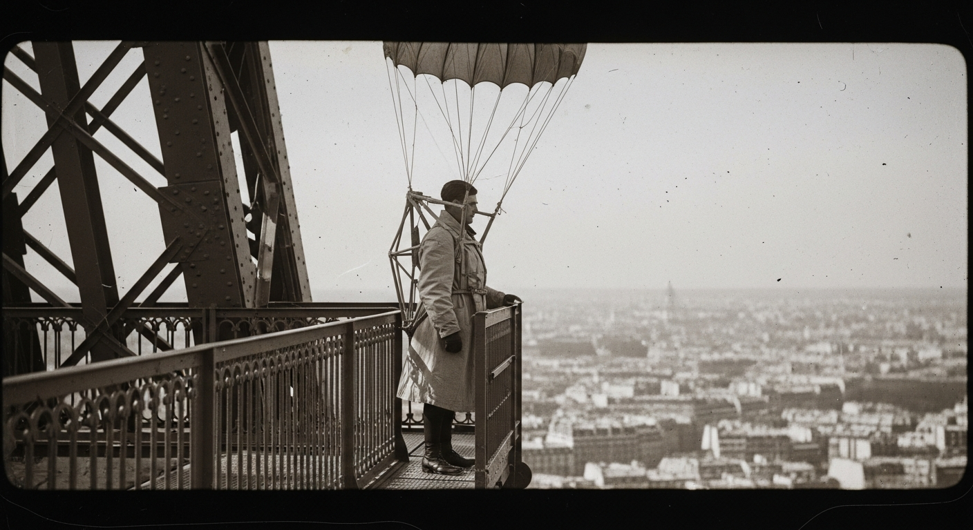 6. Franz Reichelt et le saut mortel de la Tour Eiffel