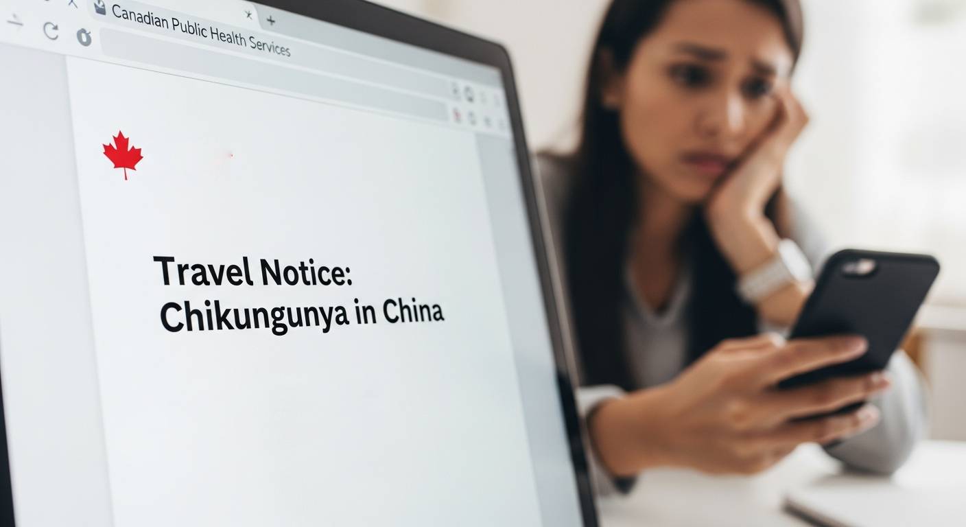 Santé Canada clarifie son avis aux voyageurs en Chine concernant le virus chikungunya