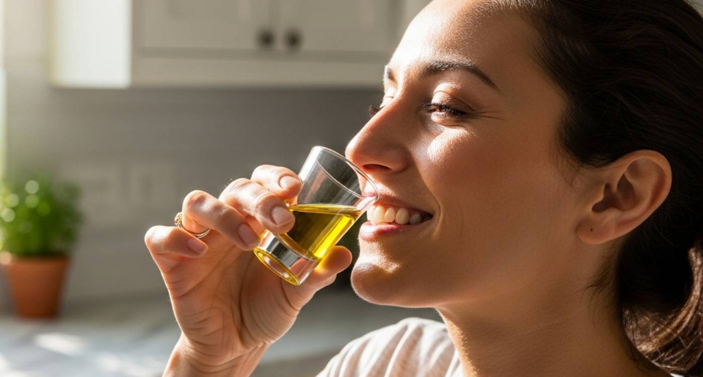 Une femme a pris un shot d’huile d’olive chaque jour pendant une semaine : raconte ce qui est arrivé à son corps