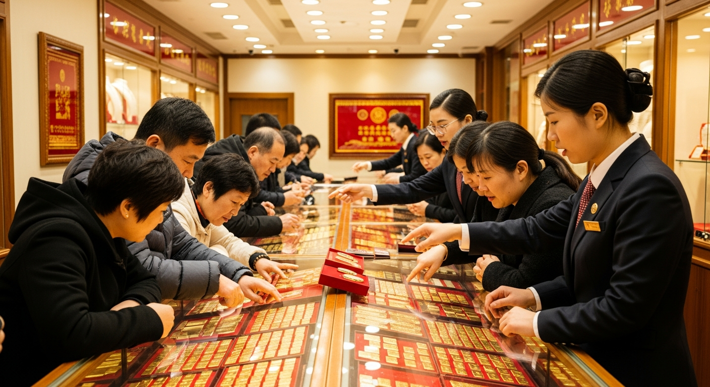 La Chine, une soif d'or insatiable