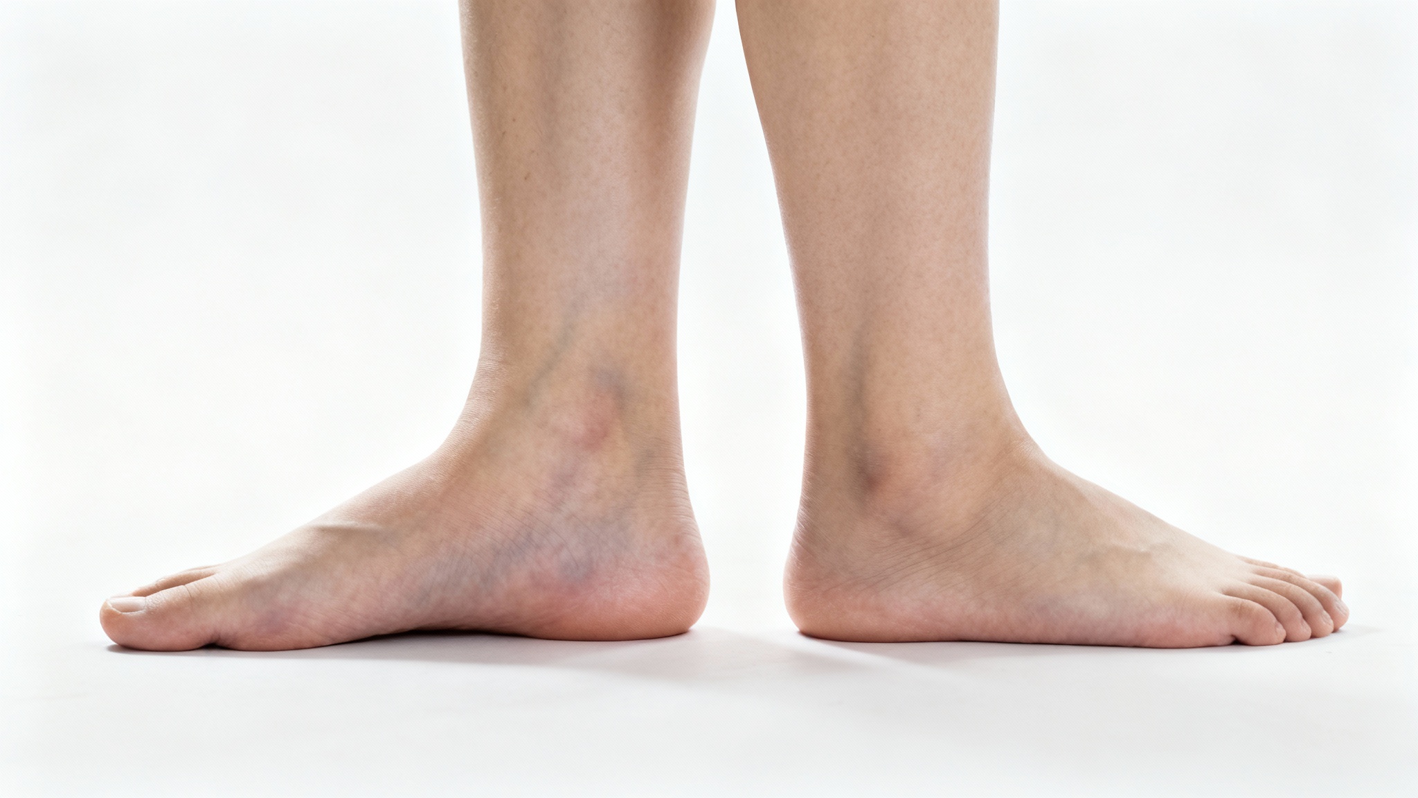 Signe n°1 et 2 : la jambe qui gonfle et la douleur qui persiste