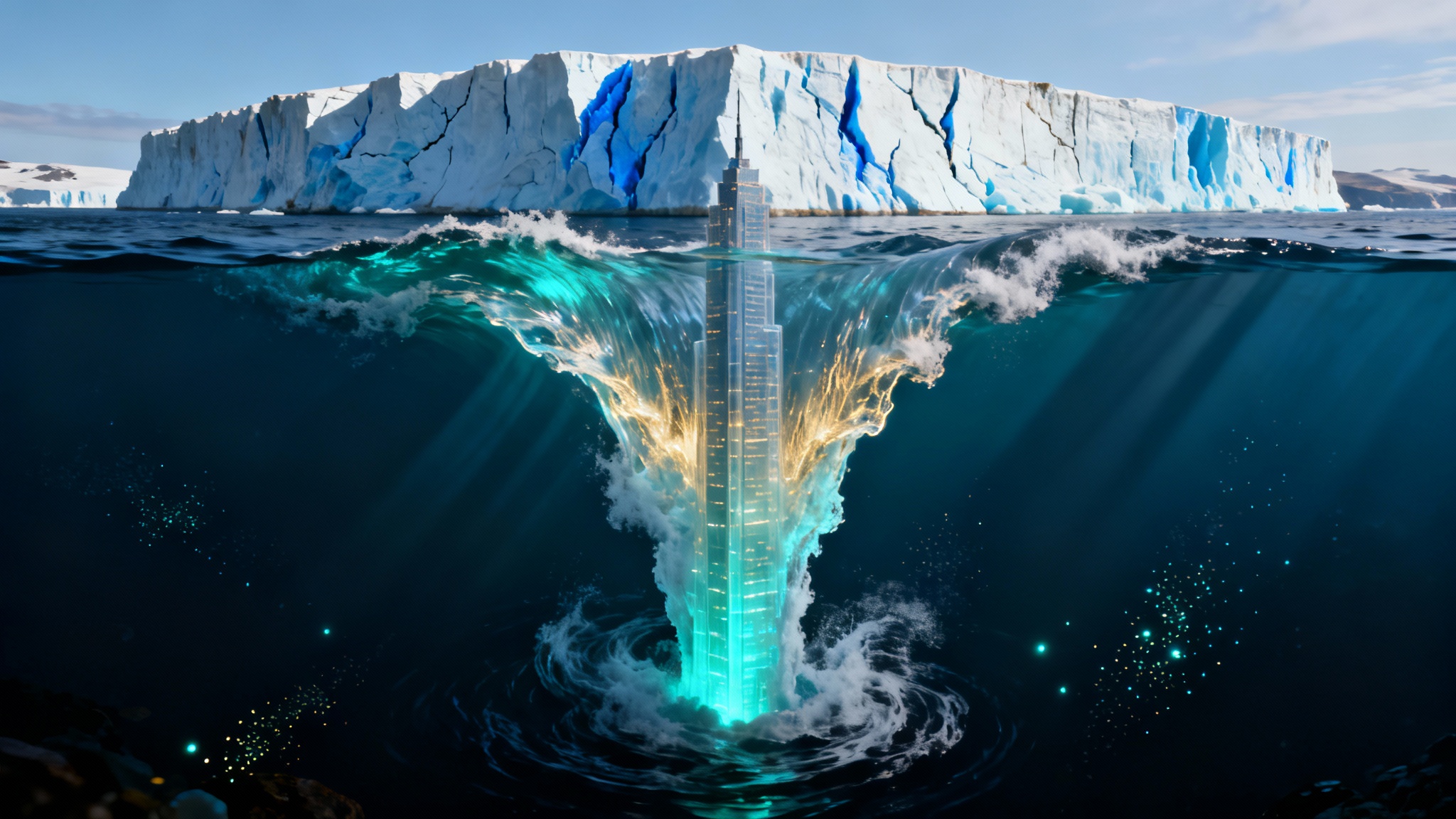 Des vagues géantes et invisibles grignotent en secret les glaciers du Groenland