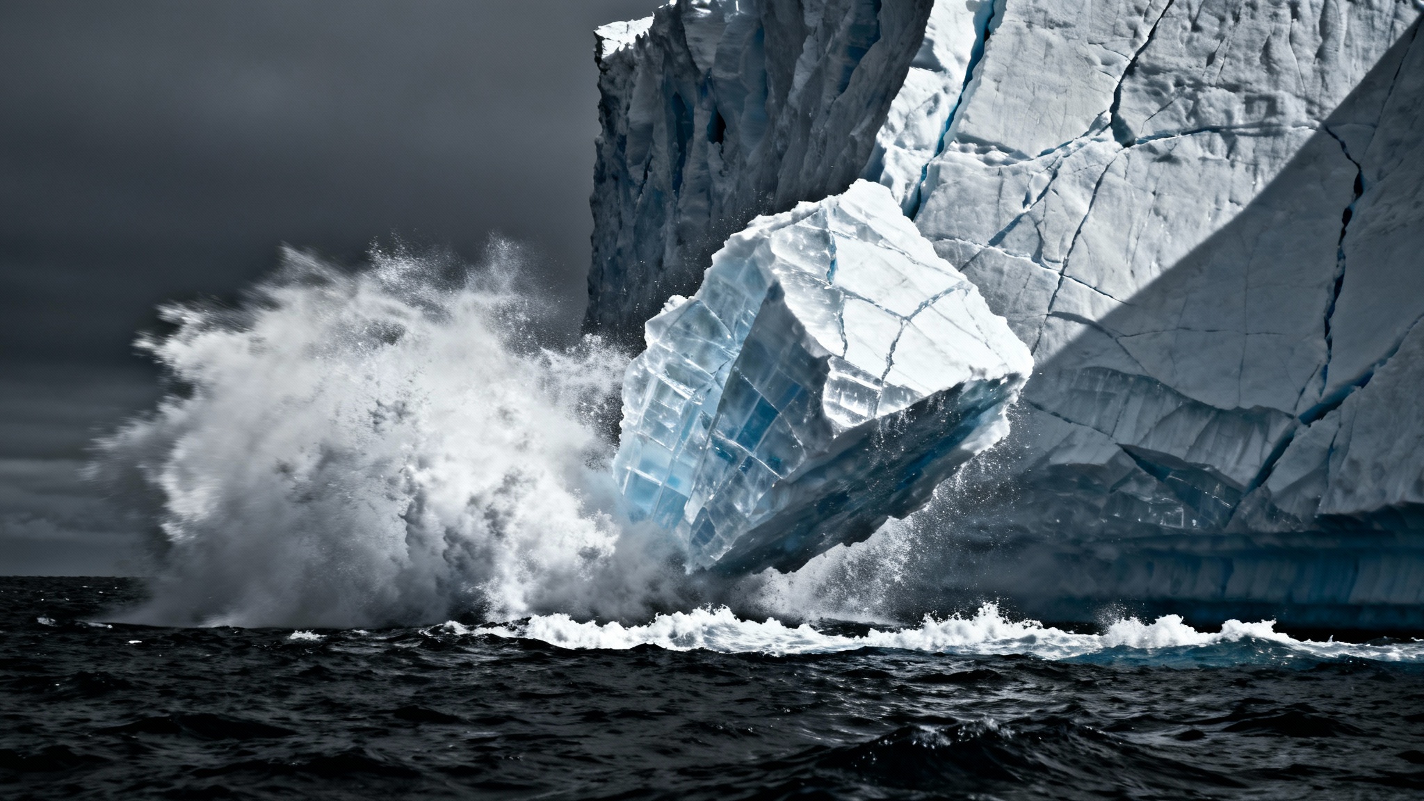 Le début de tout : la chute d'un iceberg