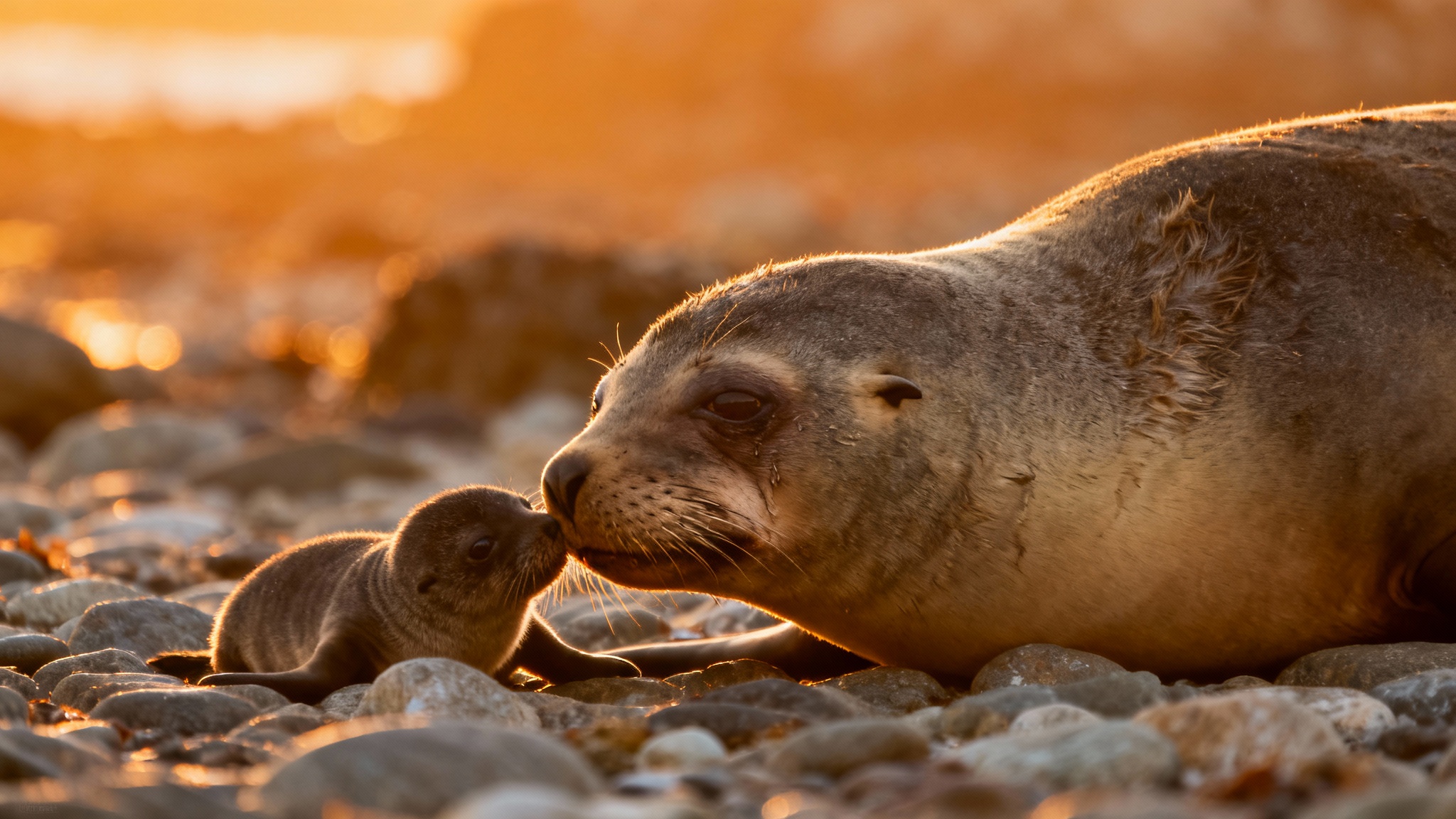 Les otaries de Californie, premières victimes