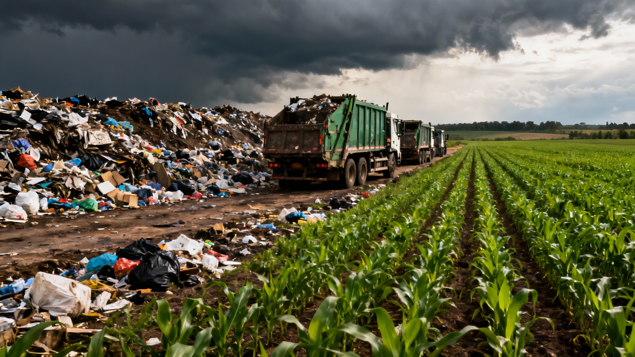 Déchets du grand montréal : bras de fer pour un projet d&#039;enfouissement sur une terre agricole