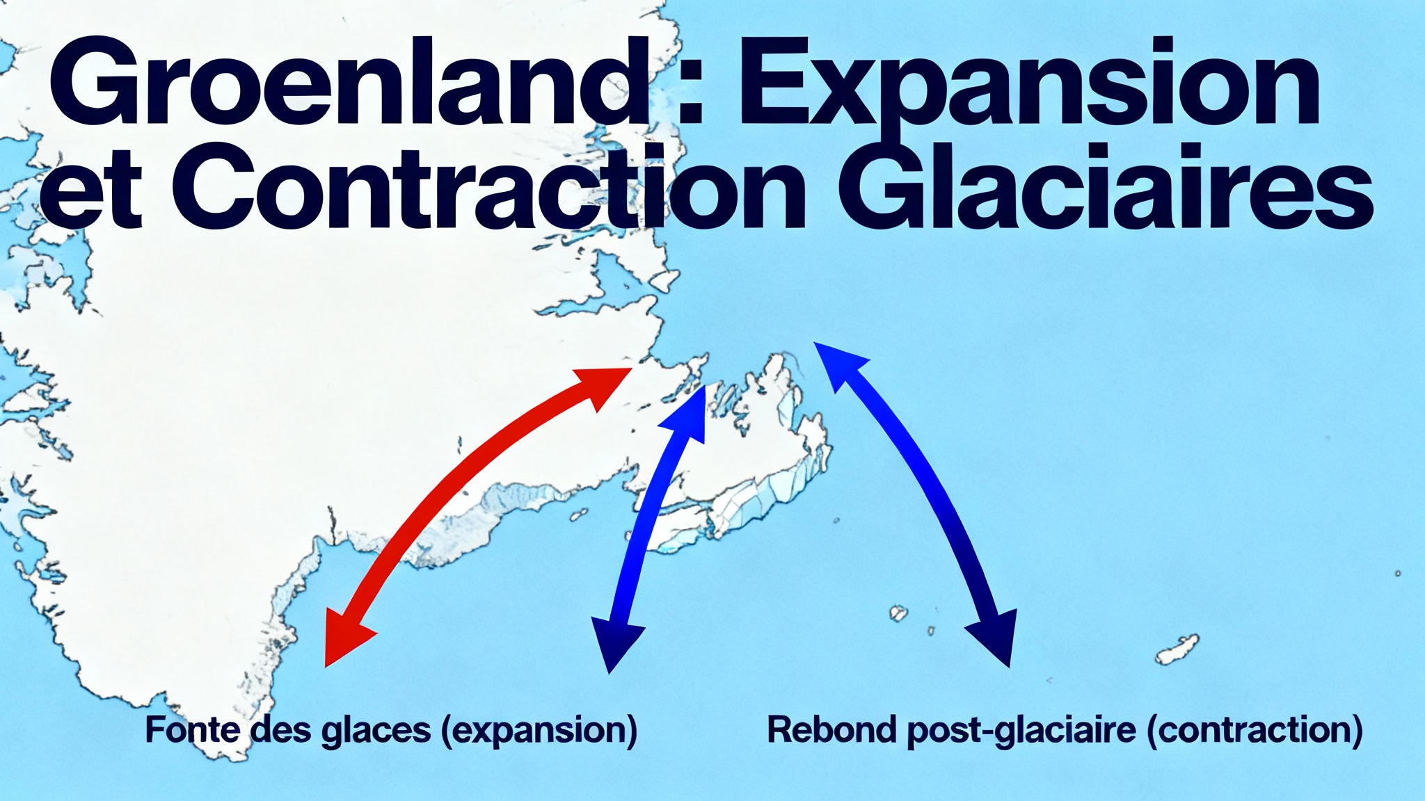 Un jeu de forces contraires, entre fonte et mémoire glaciaire