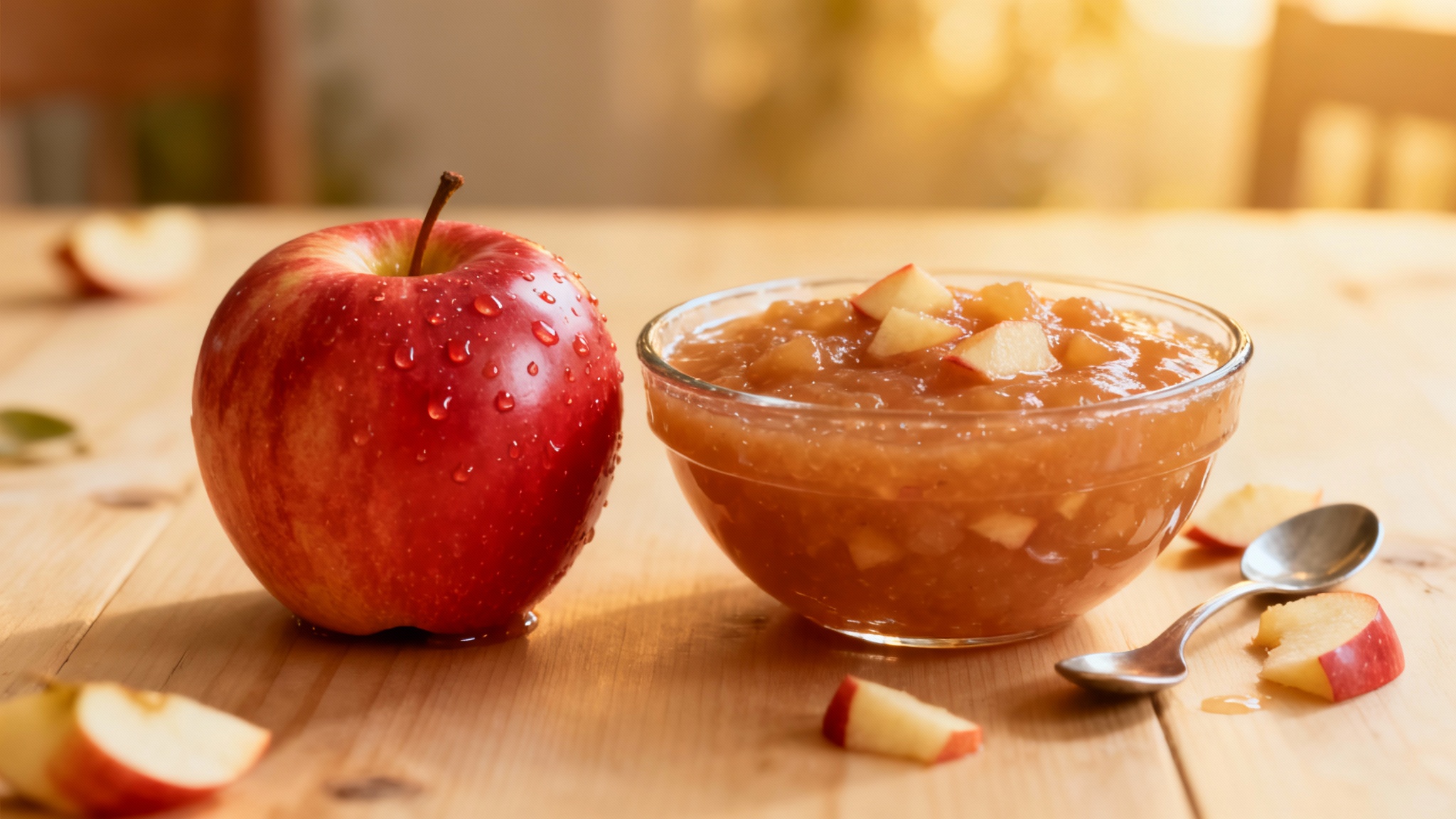 Crue ou cuite : une pomme, deux effets