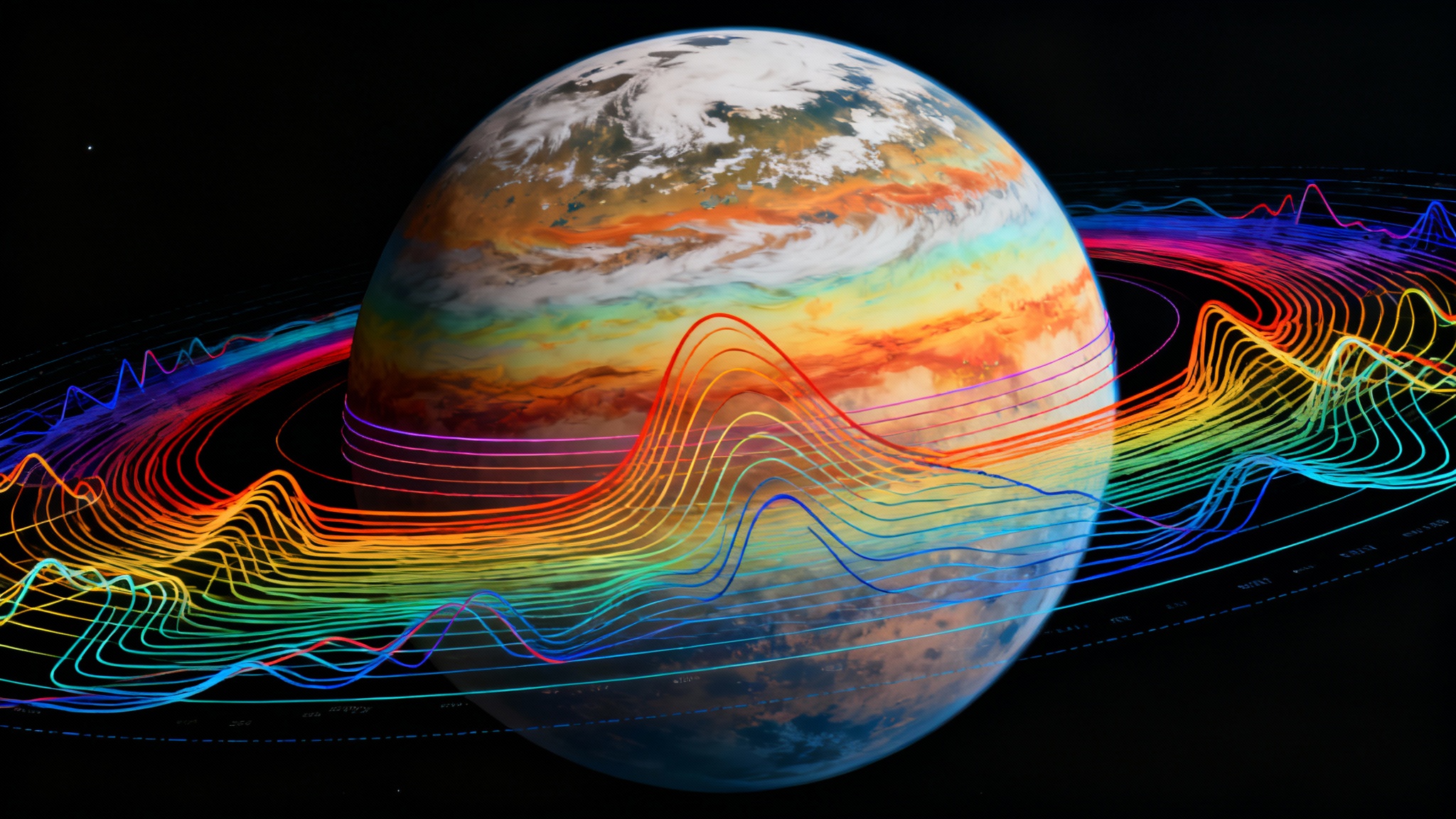 Tracer les températures dans l'atmosphère couche par couche