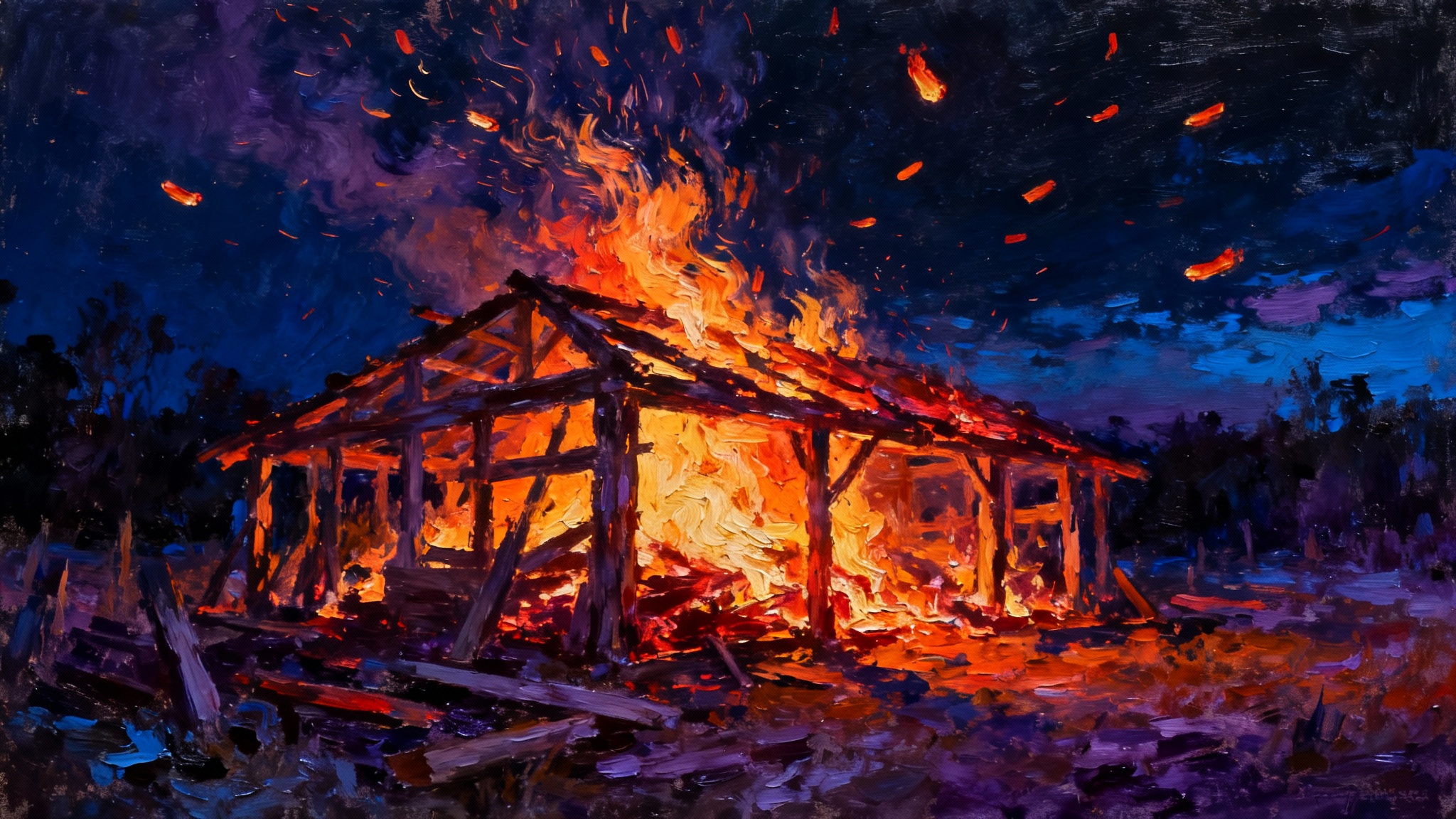 L'incendie qui a, paradoxalement, tout conservé