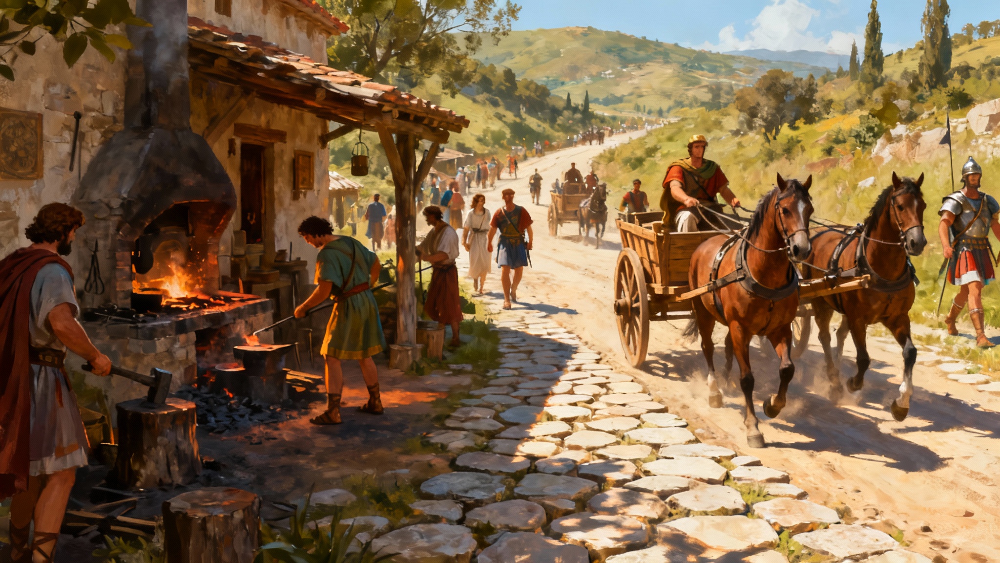 Un point de service stratégique sur une route majeure