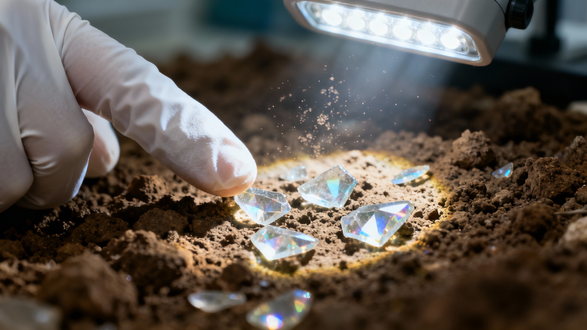 L'enquête cachée dans des poussières de verre