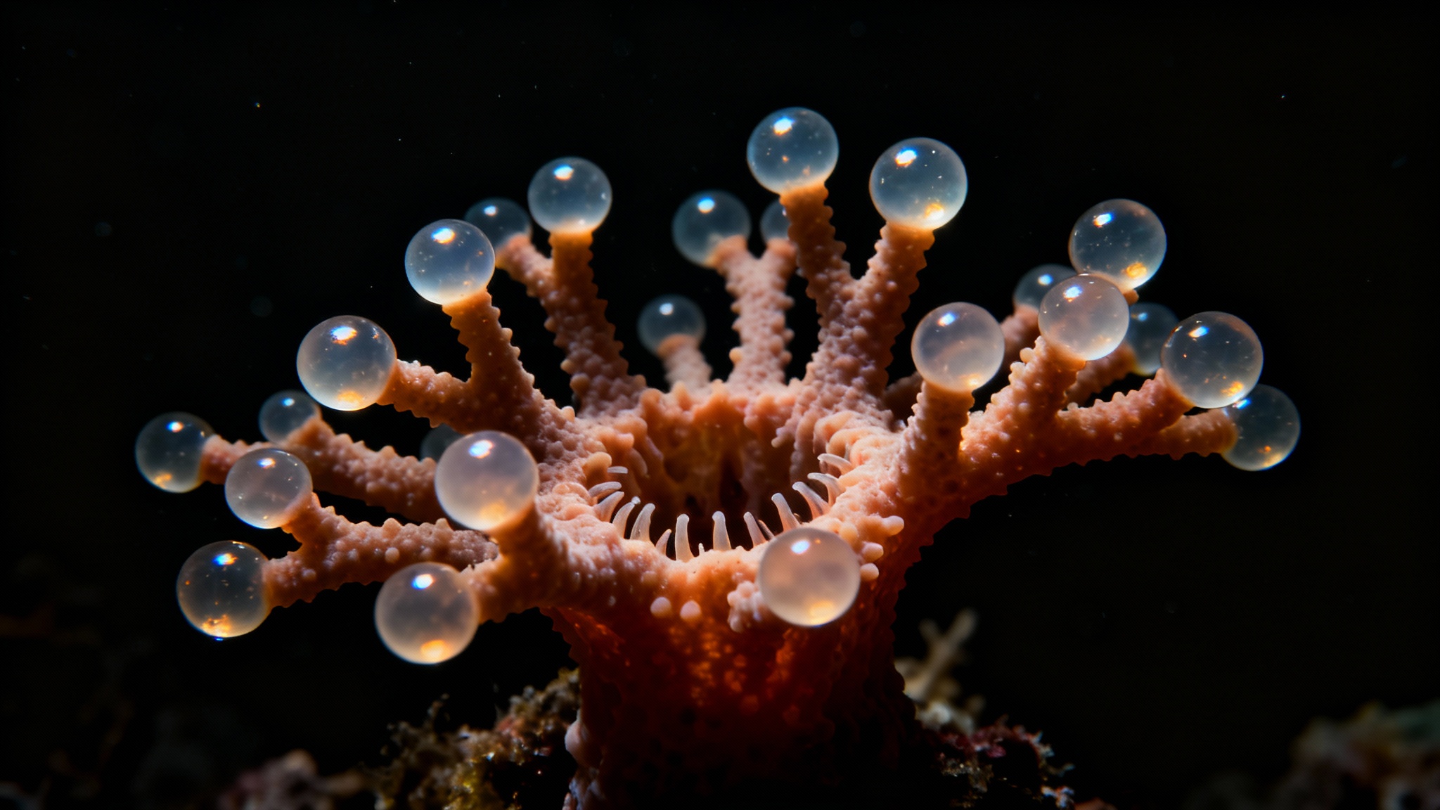 Une &#039;boule de la mort&#039; carnivore a émergé des profondeurs de l&#039;océan