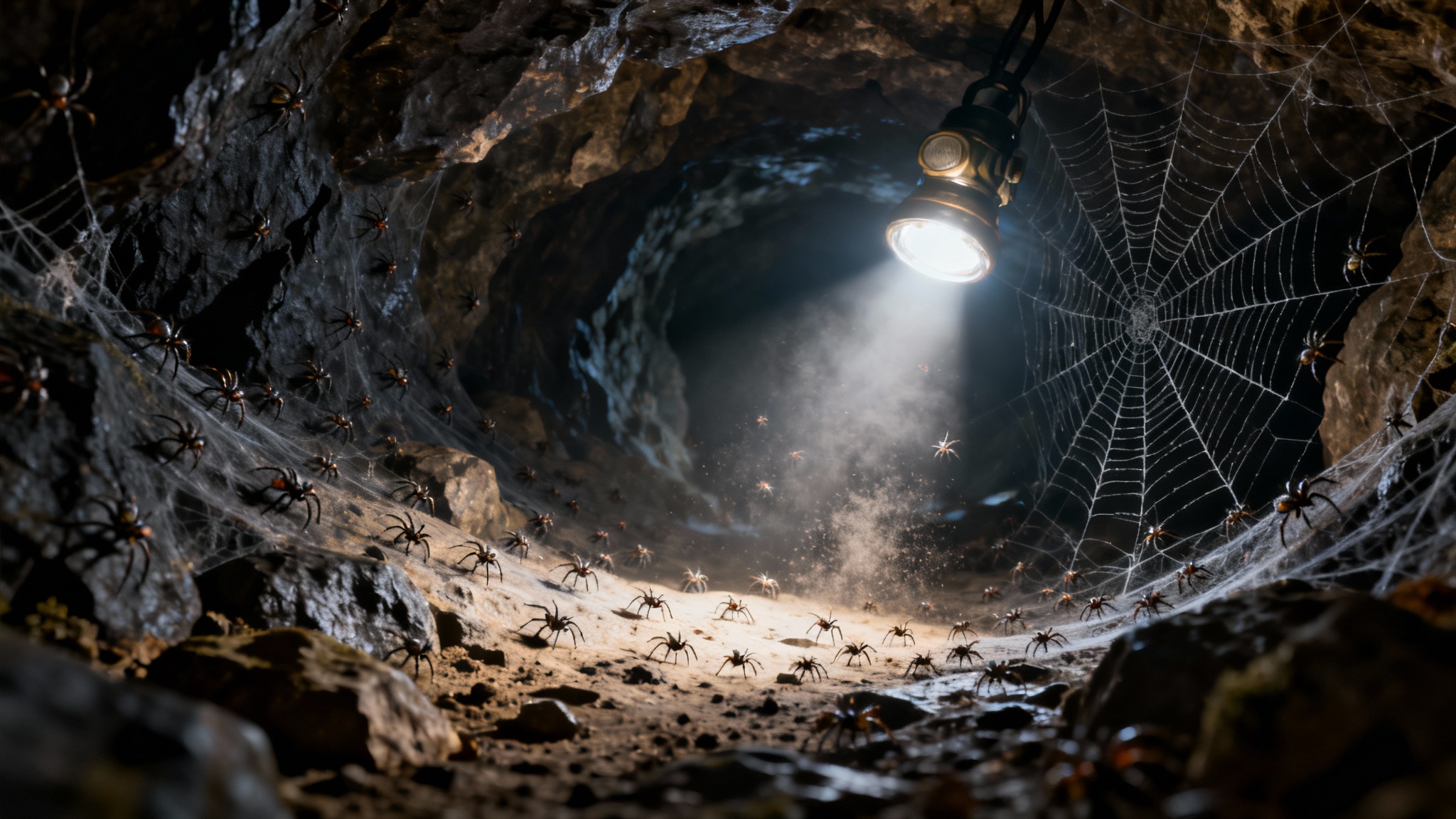 Une incroyable cité d&#039;araignées découverte dans une grotte à soufre