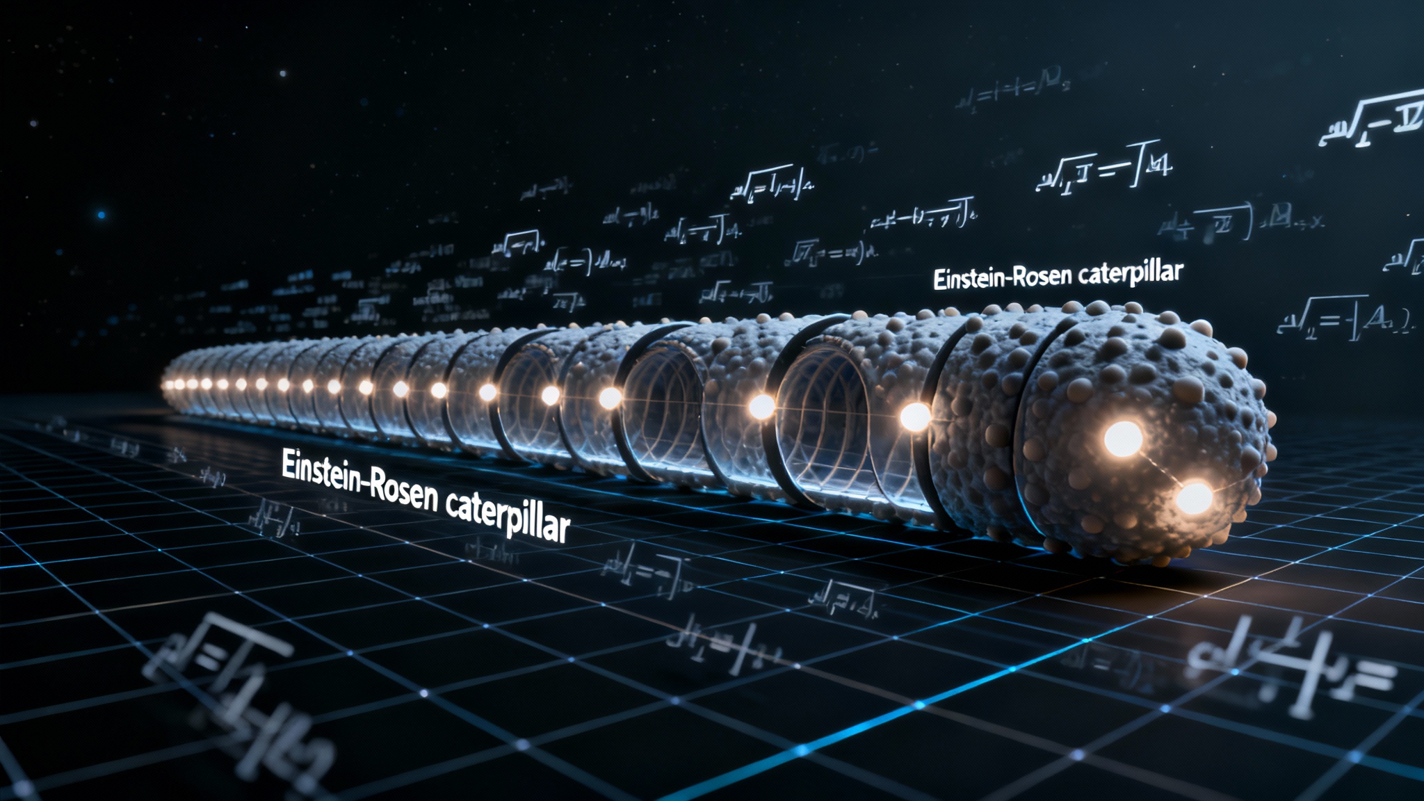 Le modèle de la 'chenille d'Einstein-Rosen'