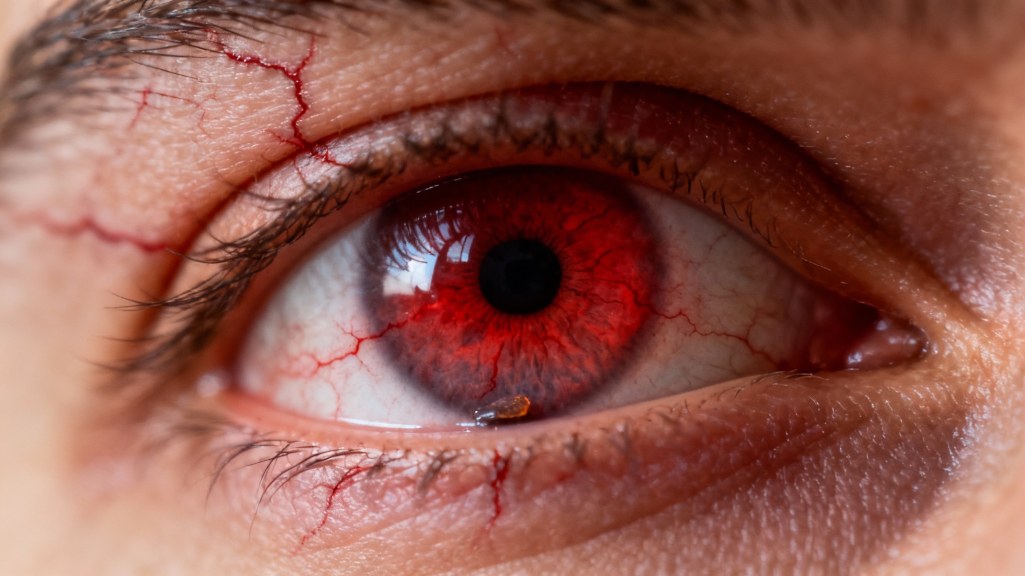 Son œil était rouge sang depuis huit mois : le parasite cauchemardesque qu&#039;y ont trouvé les médecins