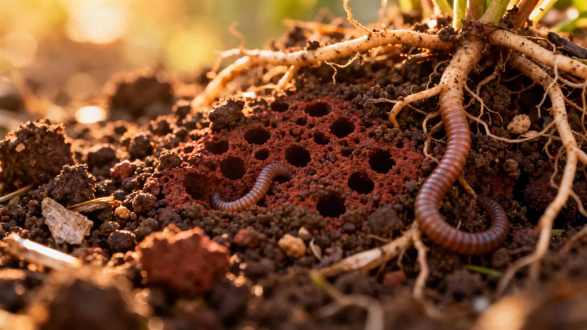 Le secret des vers : de véritables ingénieurs du sol
