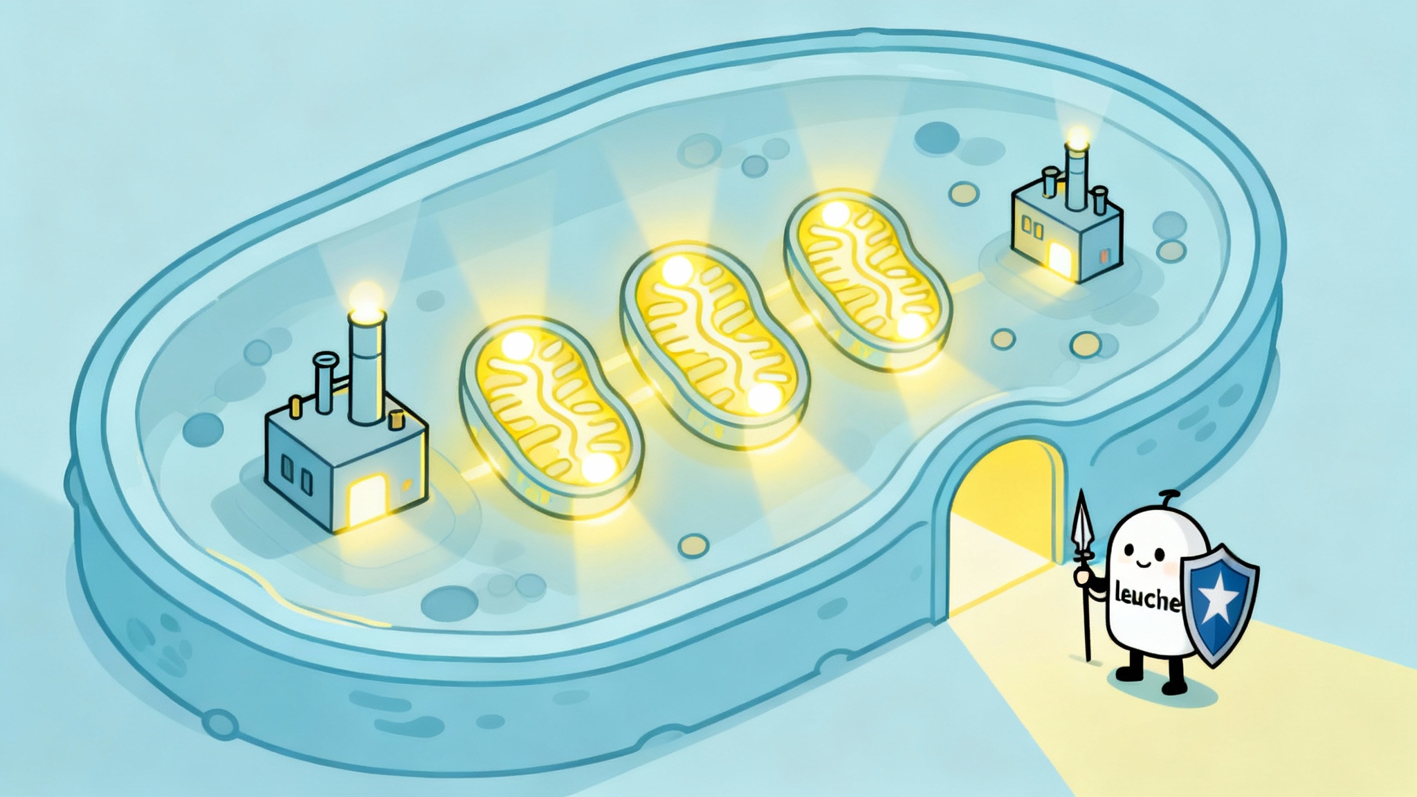 La leucine, un garde du corps pour nos petites usines d'énergie