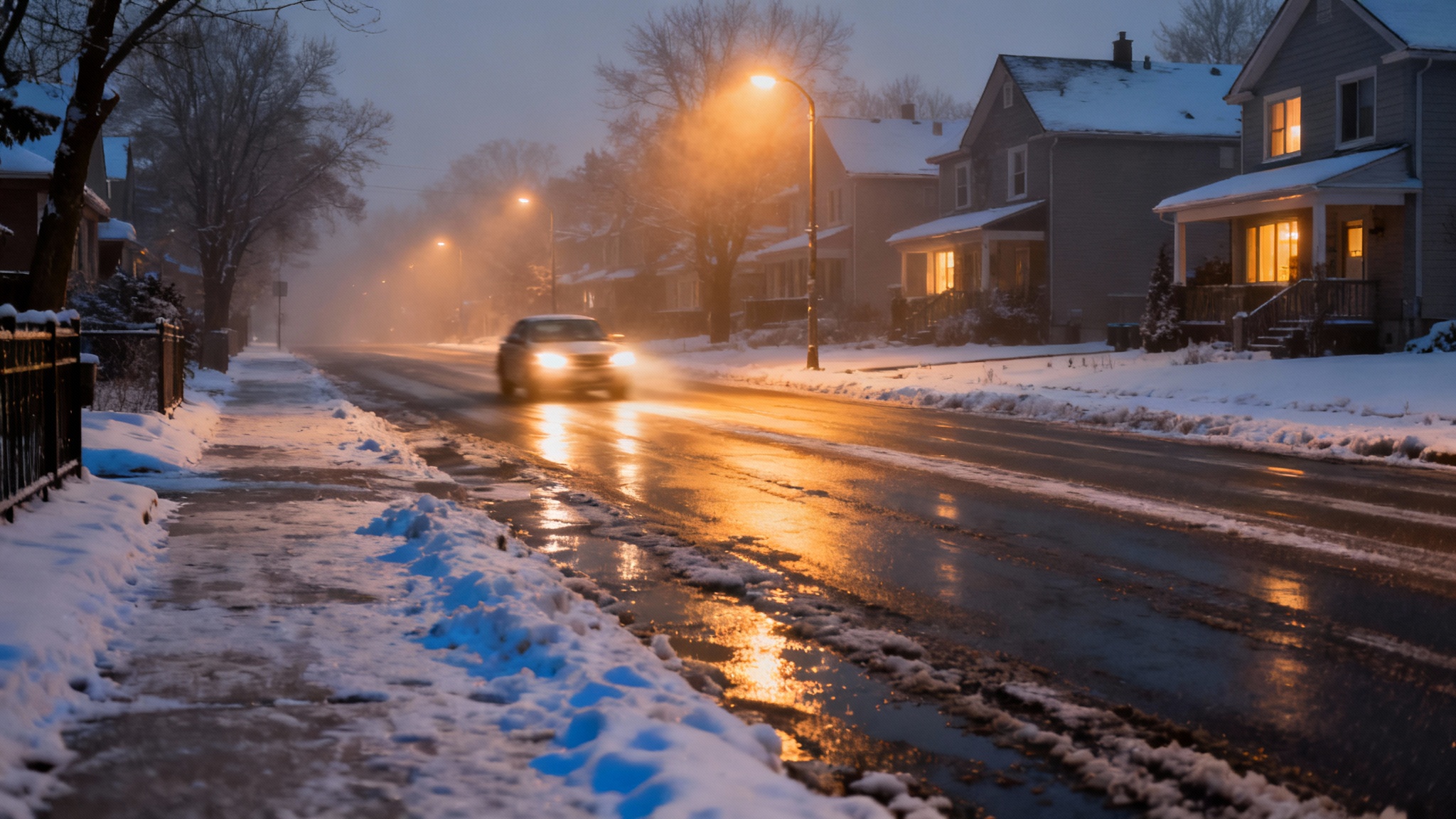 L&#039;hiver s&#039;installe au Québec : la première neige sème le chaos sur les routes