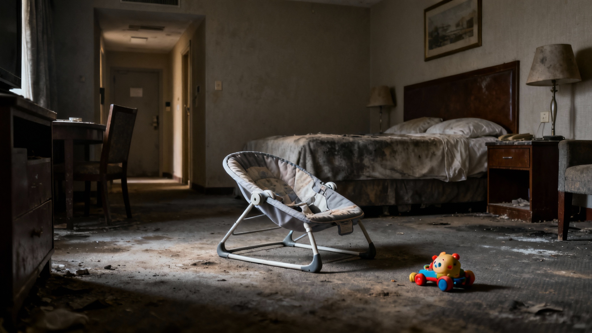 Abandonnés par leur père dans un hôtel, un bébé meurt et sa sœur survit : le récit d&#039;un drame évitable