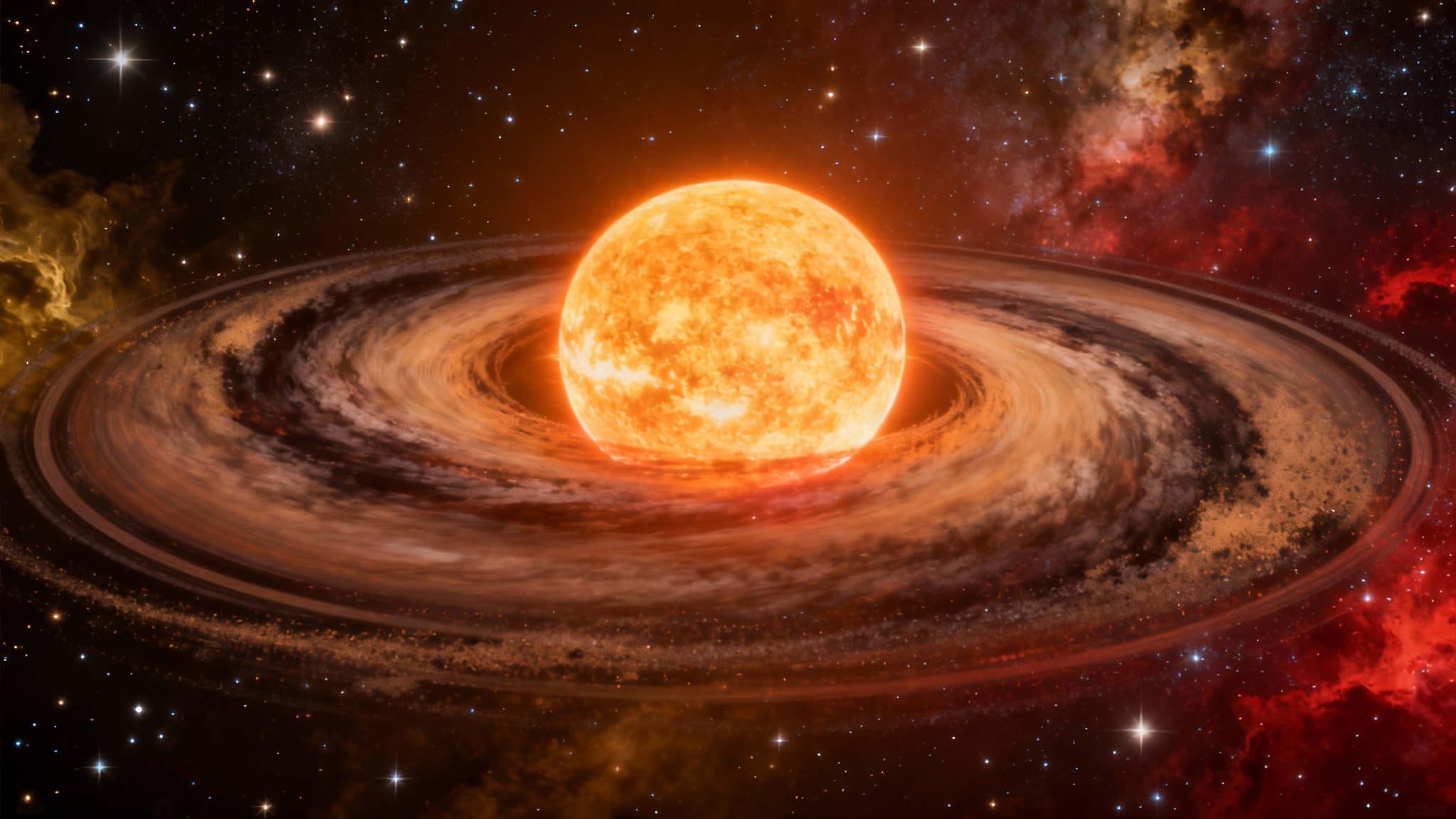 Le berceau des systèmes solaires