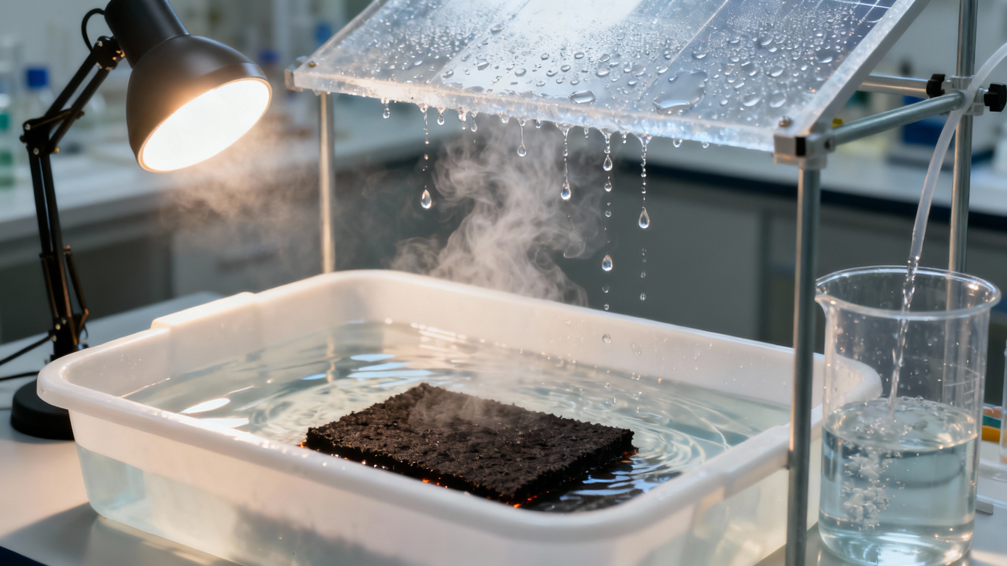 Le double jeu : Chaleur pour le dessalement et adsorption des métaux