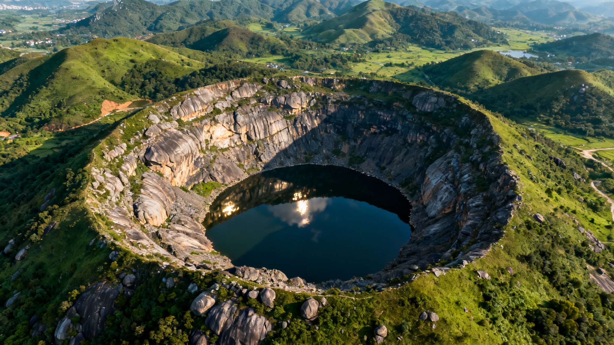Le cratère moderne le plus grand de la Terre découvert en Chine du Sud : une fenêtre sur l&#039;histoire de notre planète