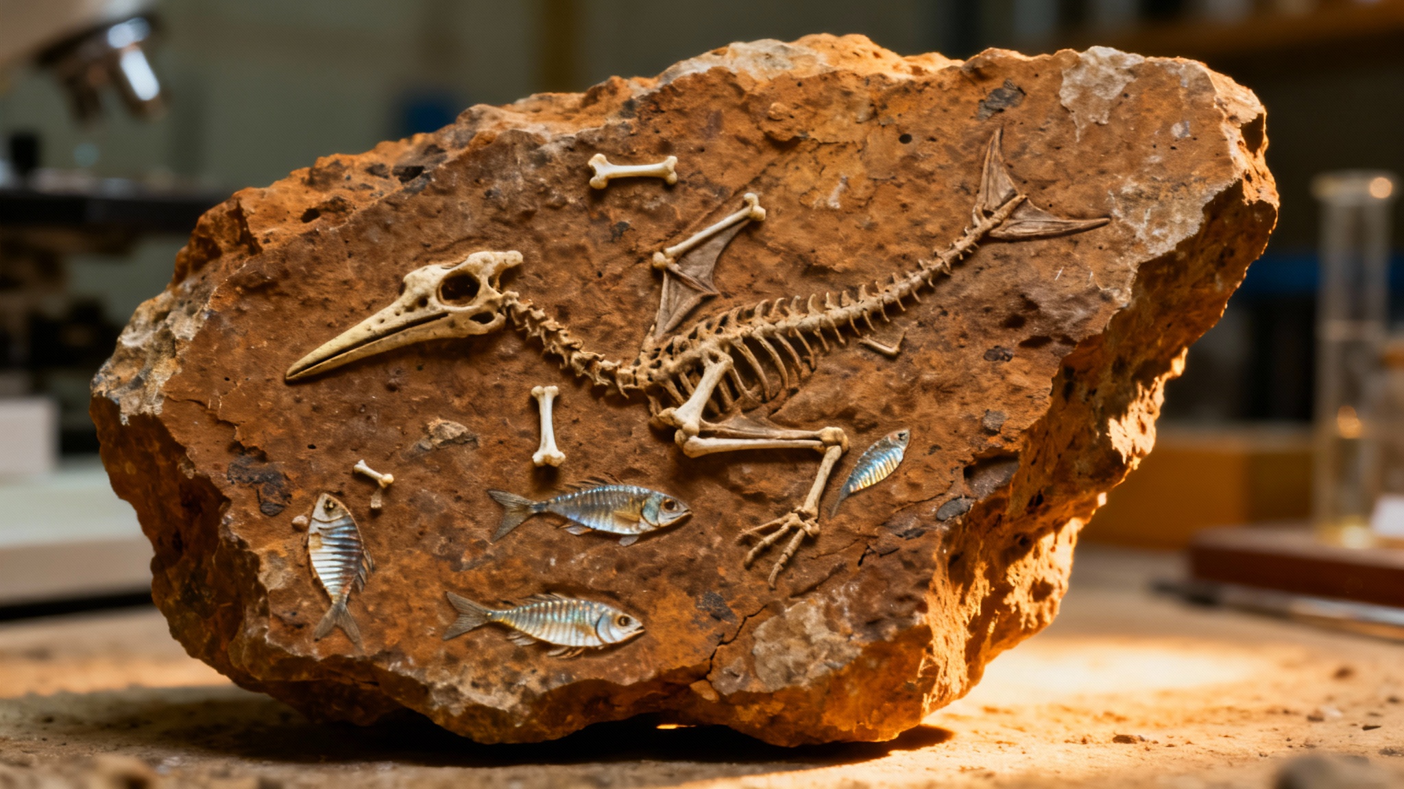 Le trésor caché dans le « vomi » fossilisé : découverte d’un nouveau ptérosaure filtreur au Brésil