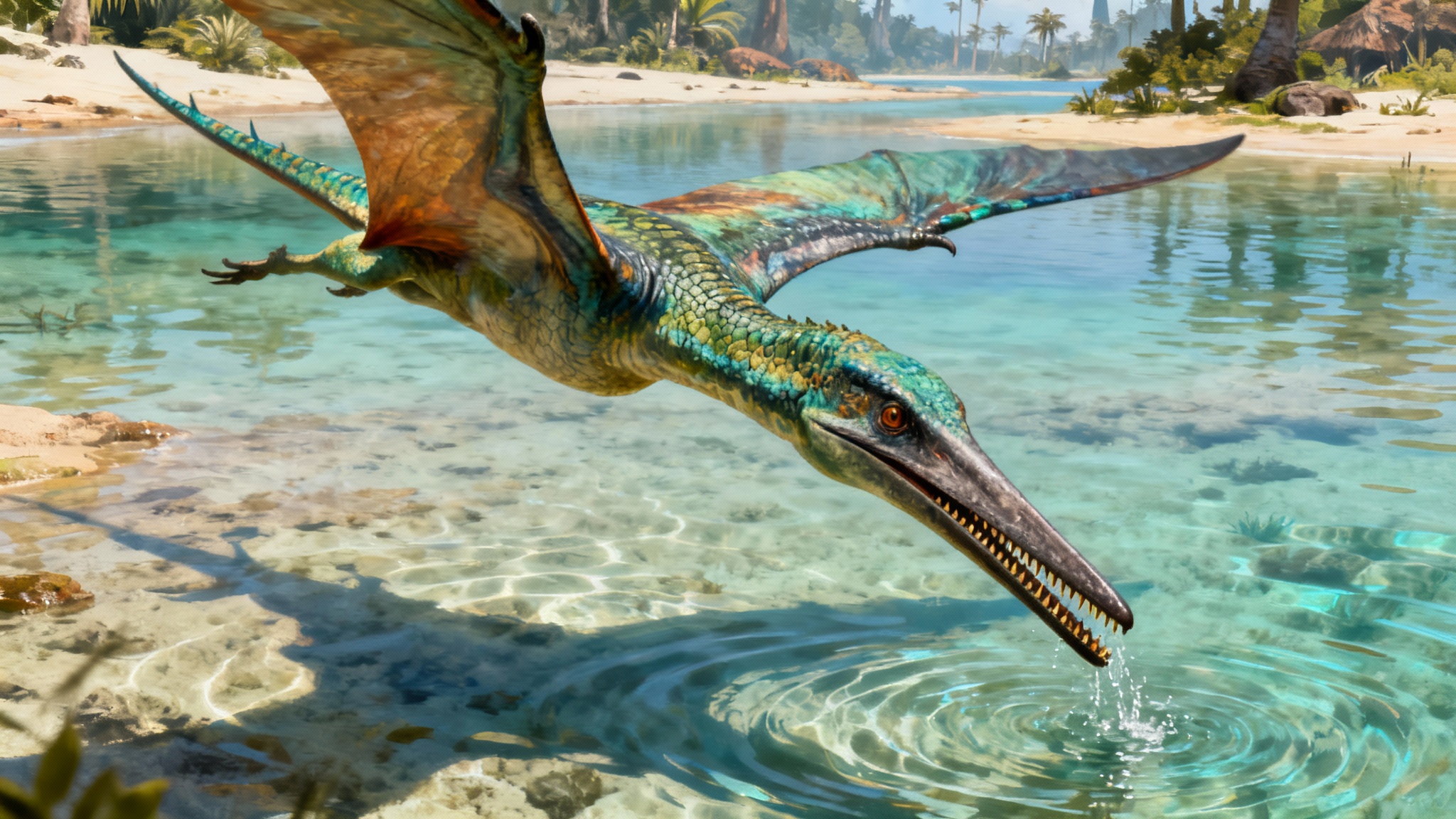 Un ptérosaure qui mangeait comme un flamant rose