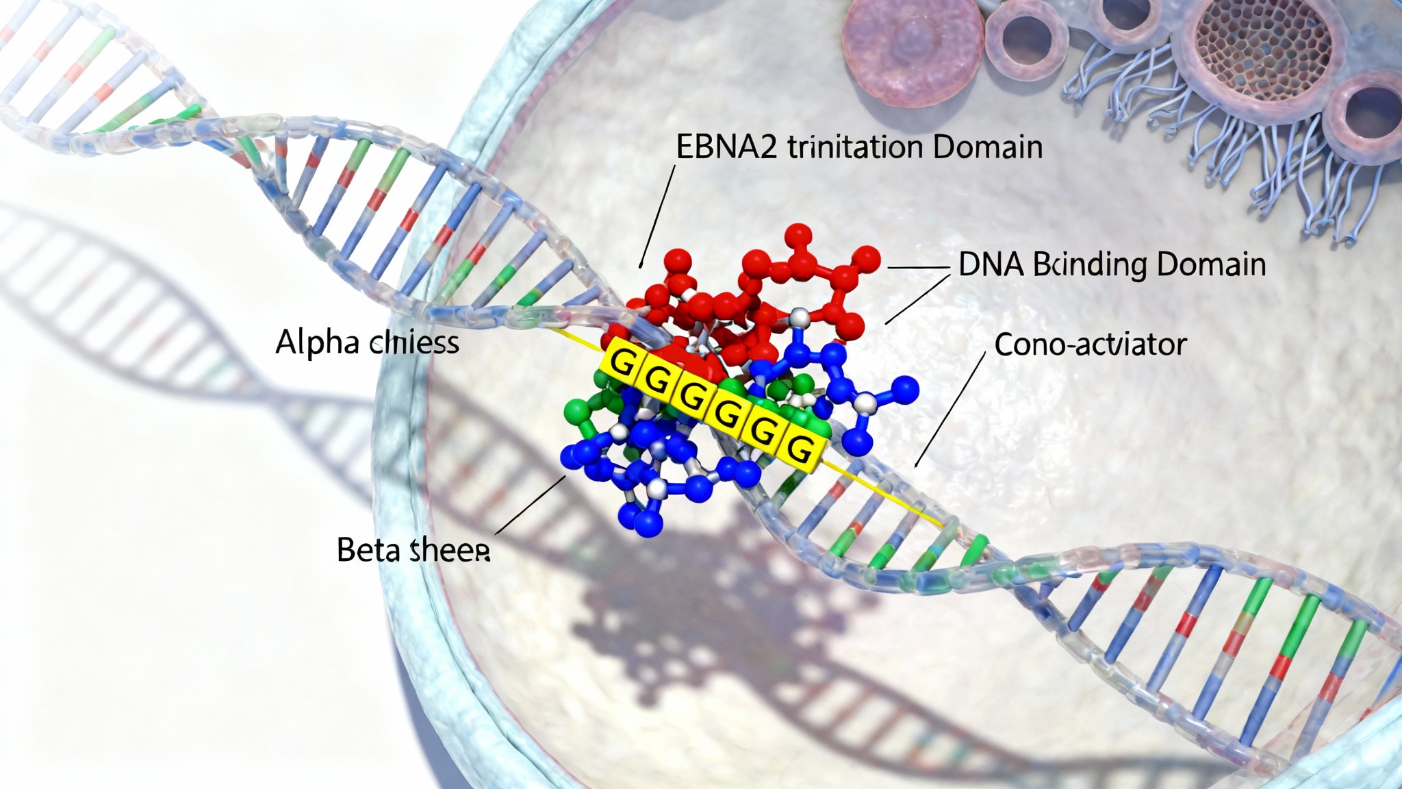 L'interrupteur moléculaire EBNA2 : le facteur 25