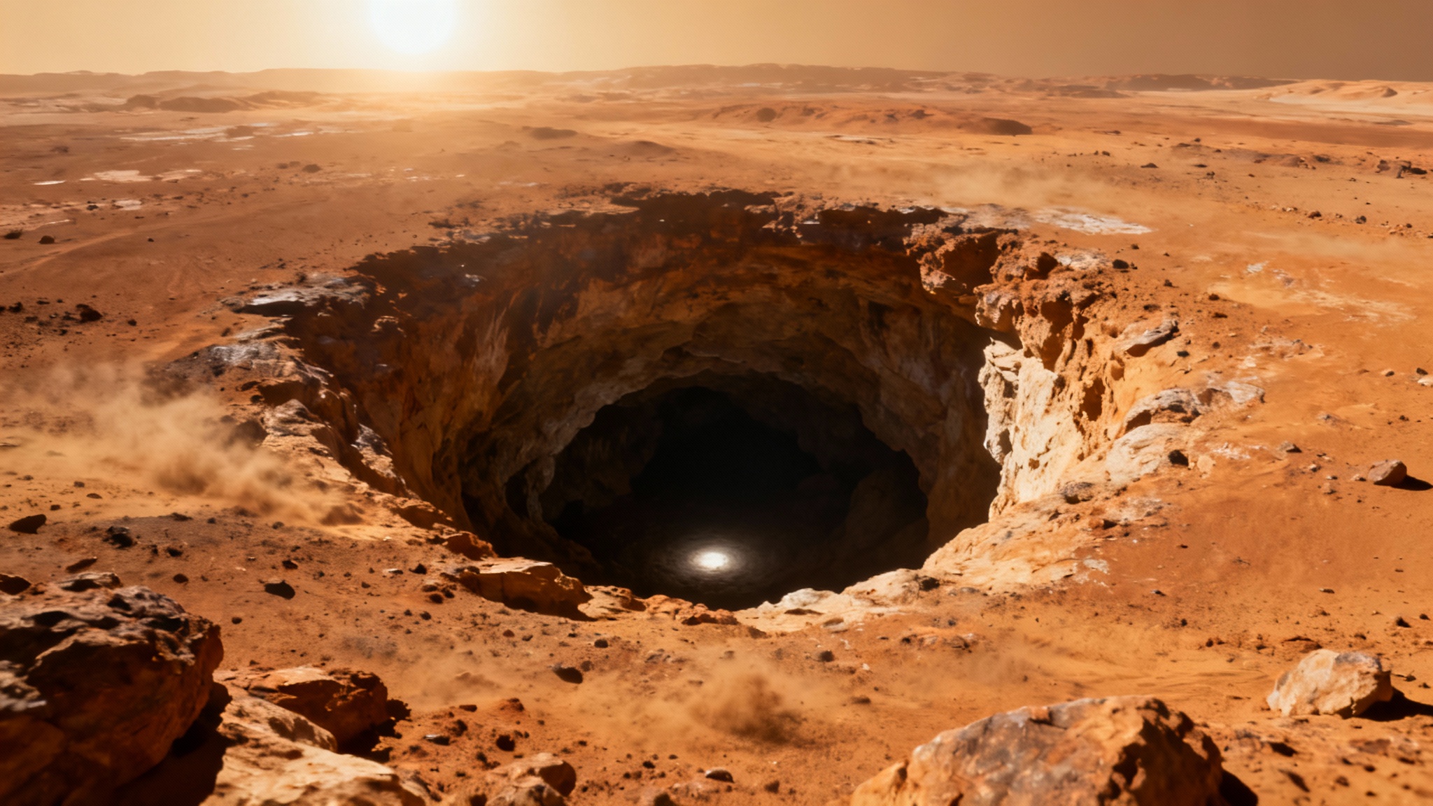 De l&#039;eau sur Mars ? La découverte de grottes « dissoutes » relance l&#039;espoir de trouver de la vie